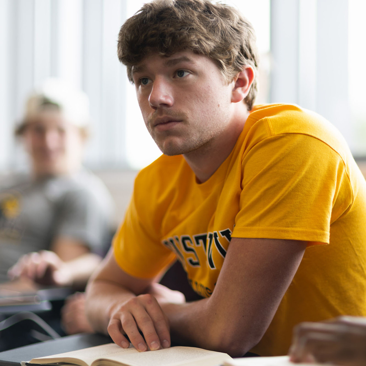 Student in the classroom.