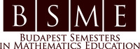 Budapest Semesters in Mathematics Education logo