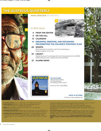 quarterly page
