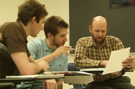 professor w/ two students