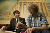 Dugdale w/ student