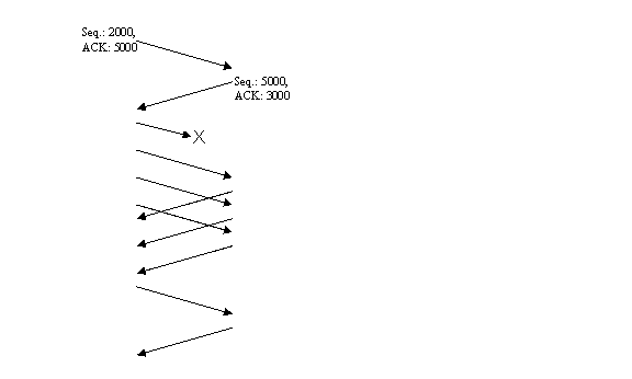 TCP segments diagram