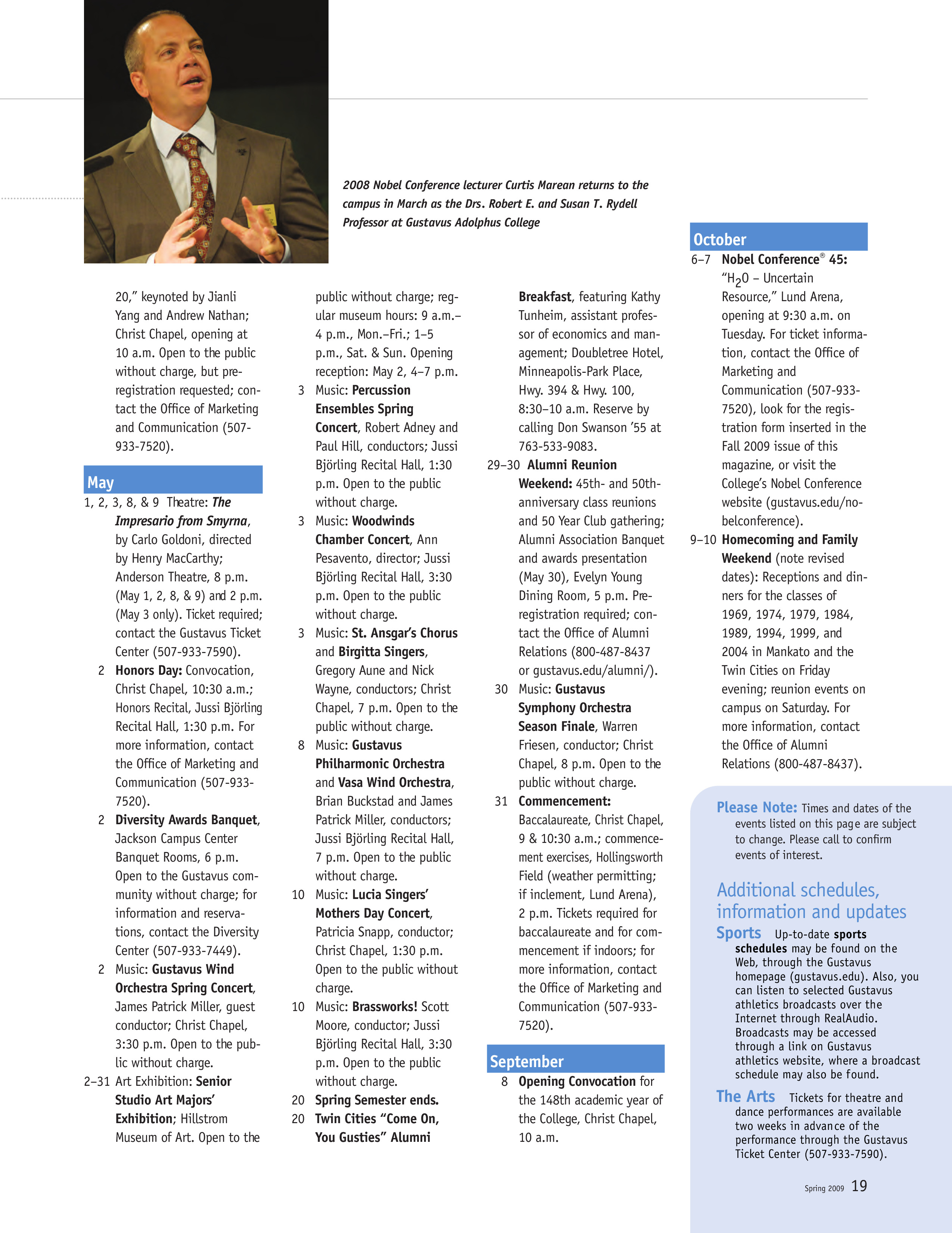 quarterly page
