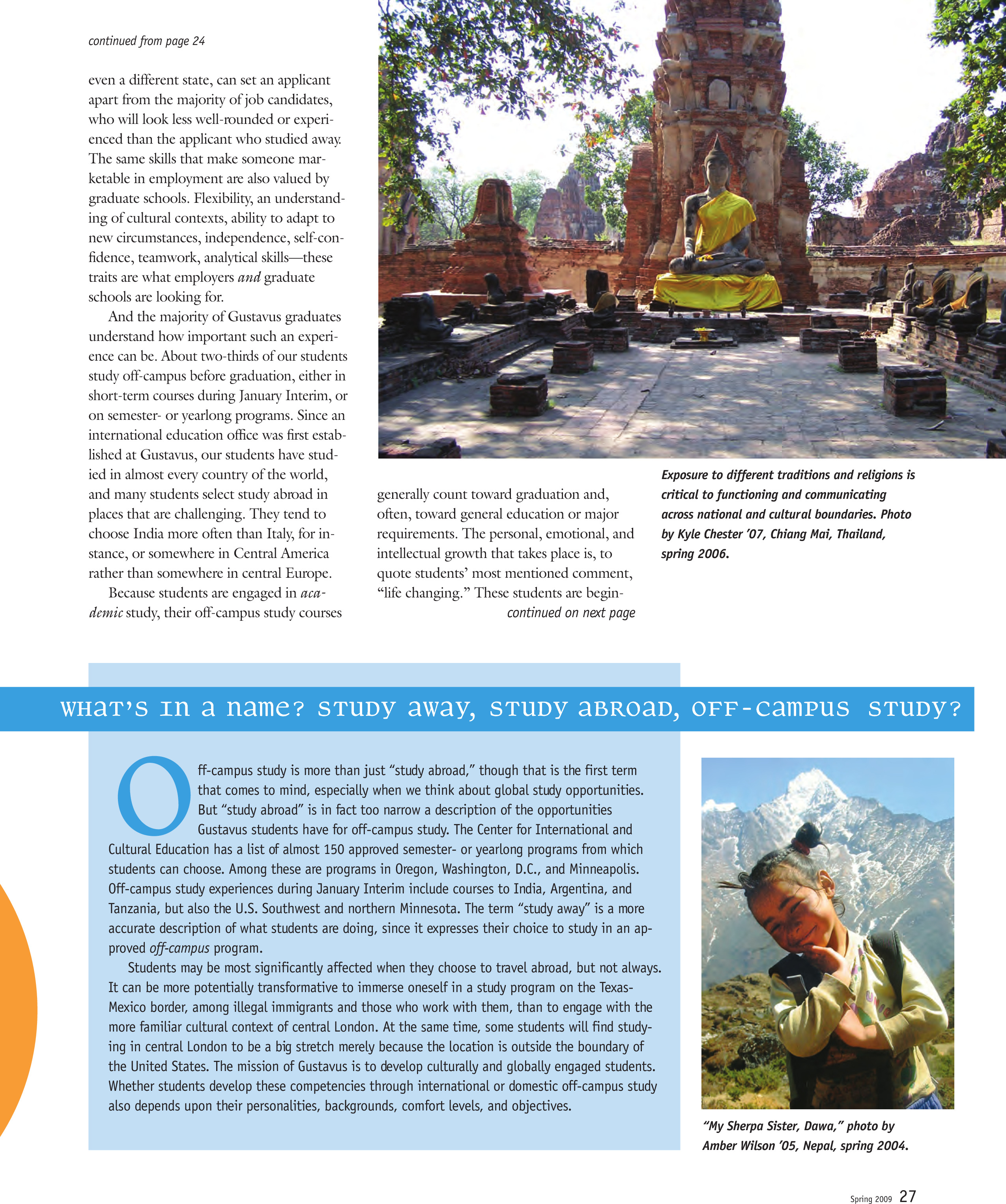 quarterly page