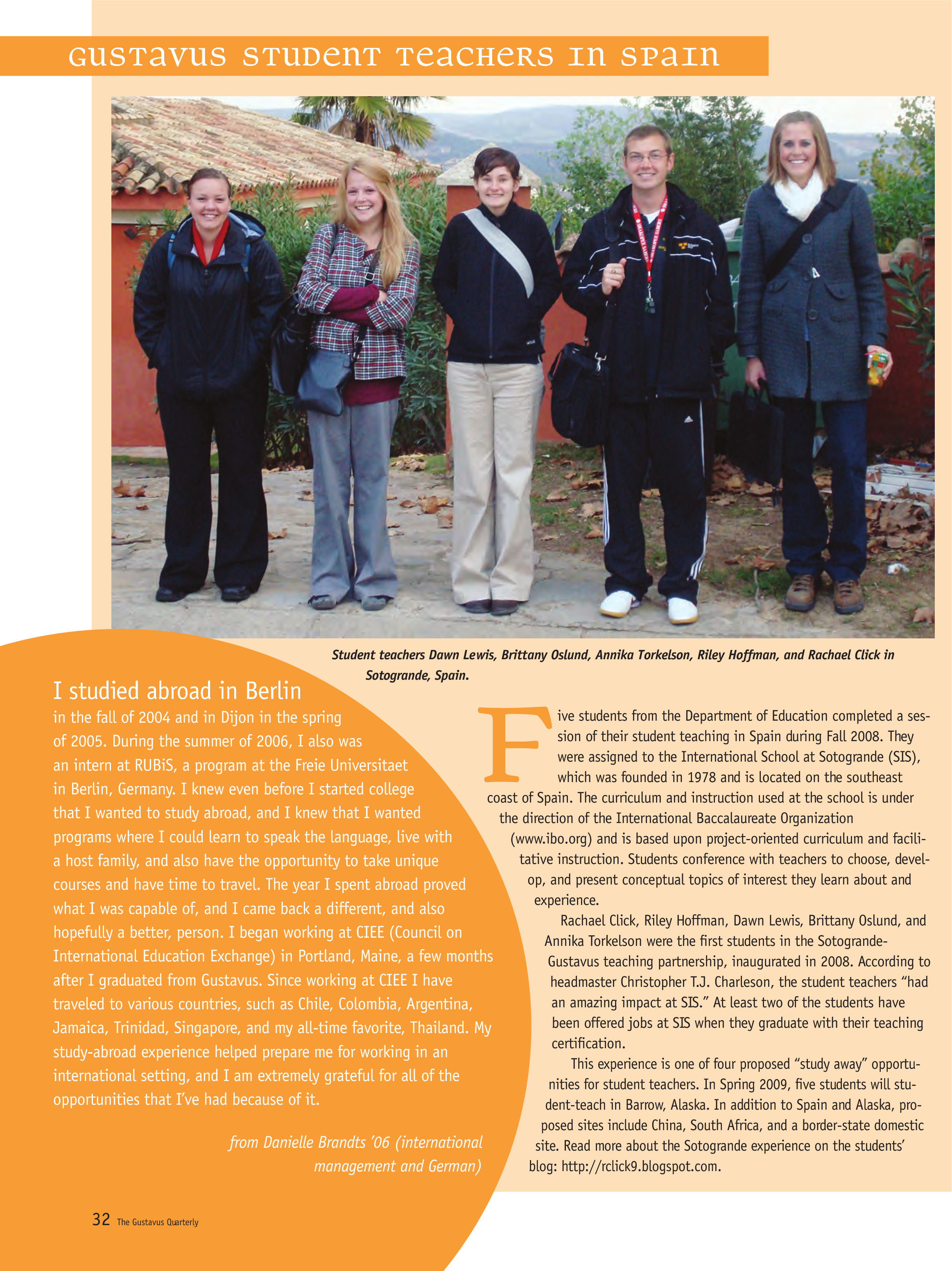 quarterly page