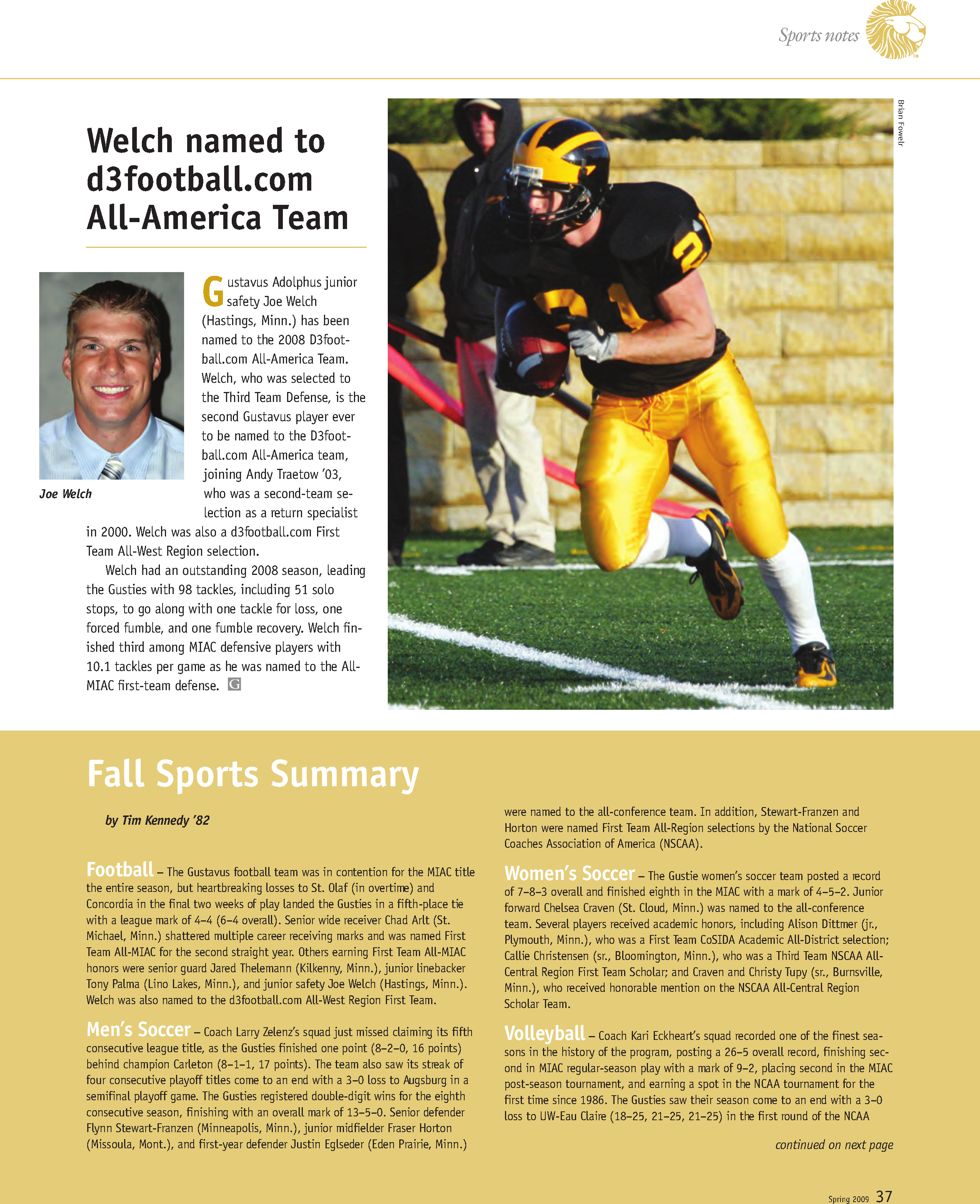quarterly page