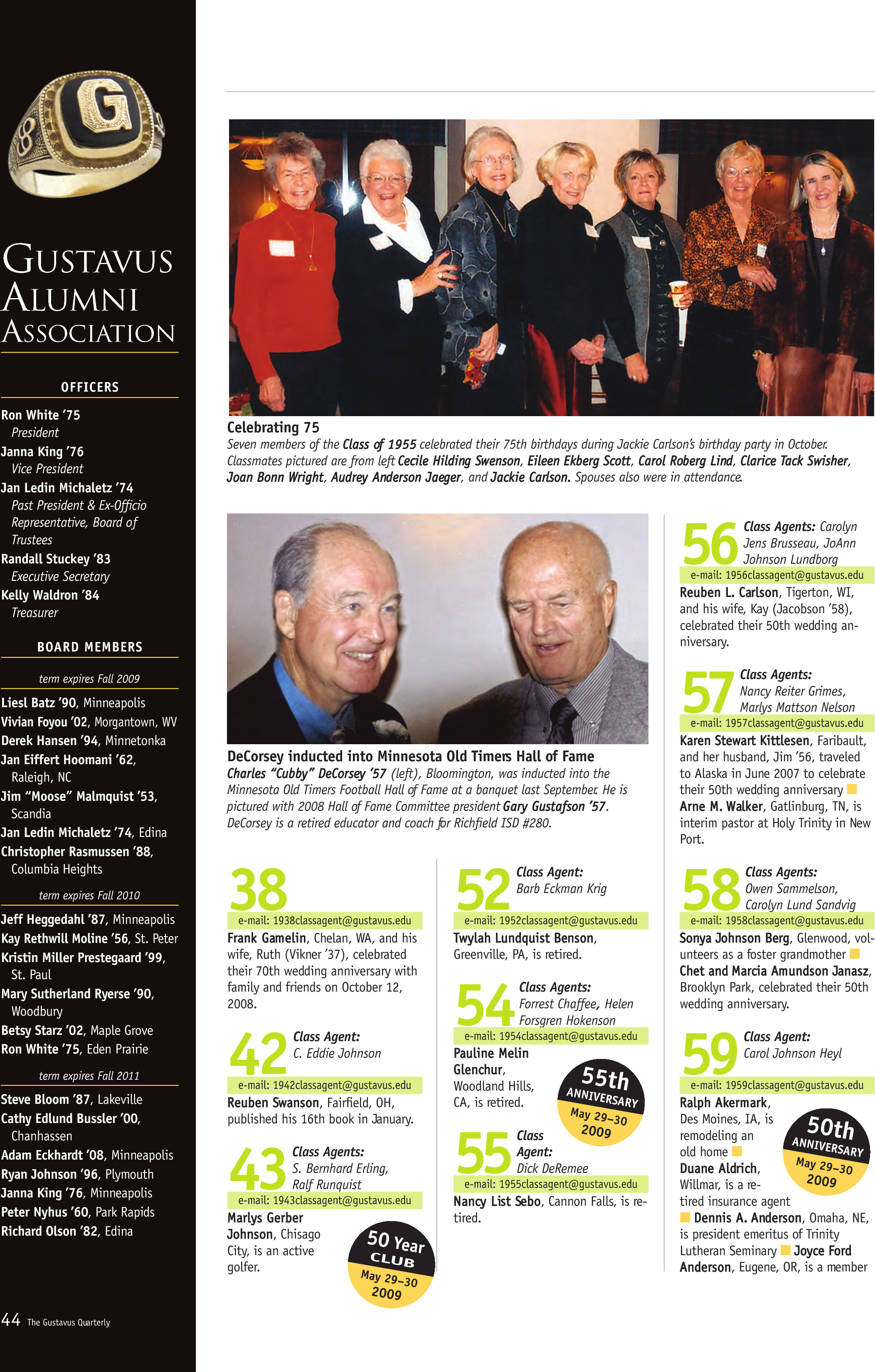 quarterly page