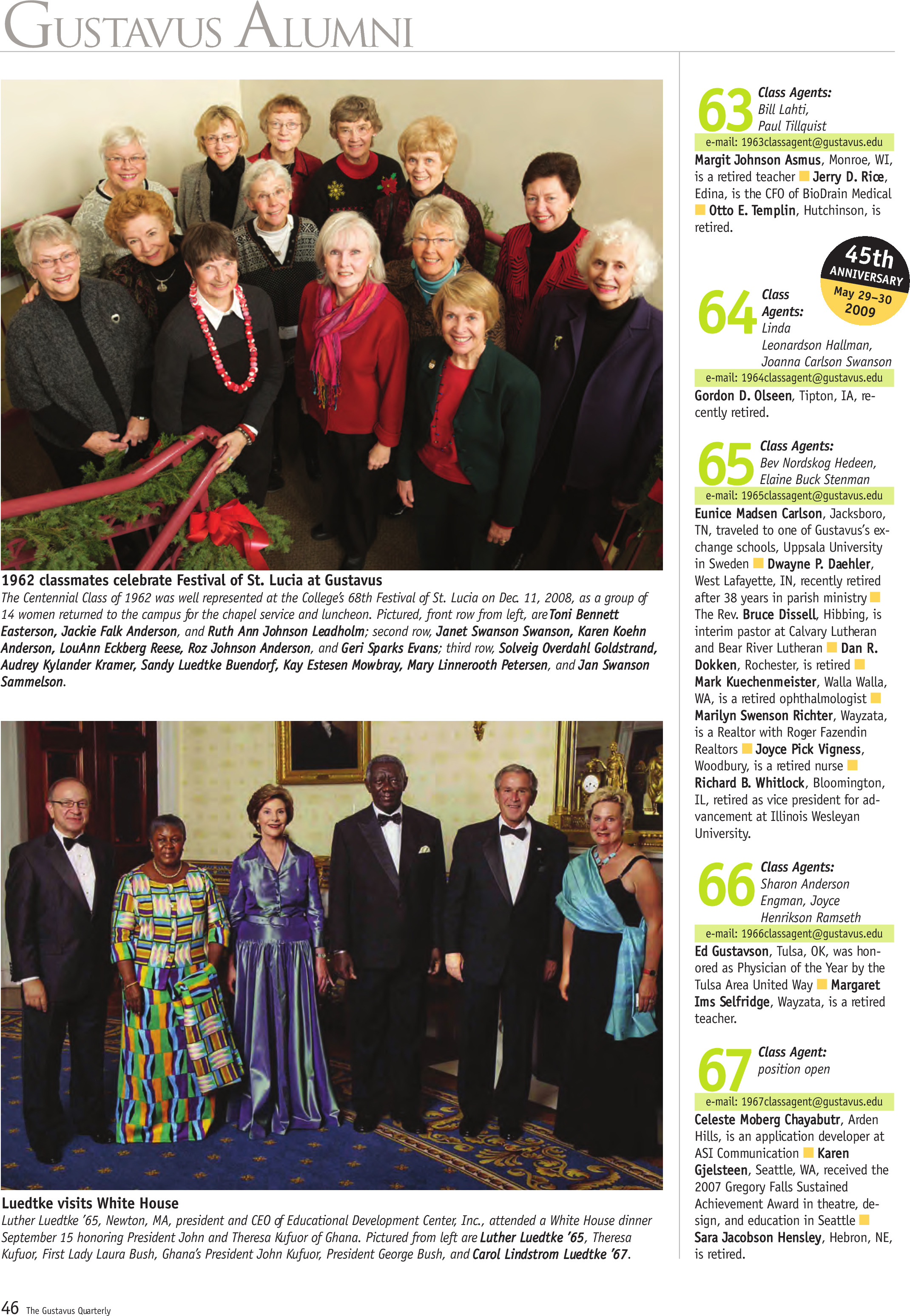 quarterly page