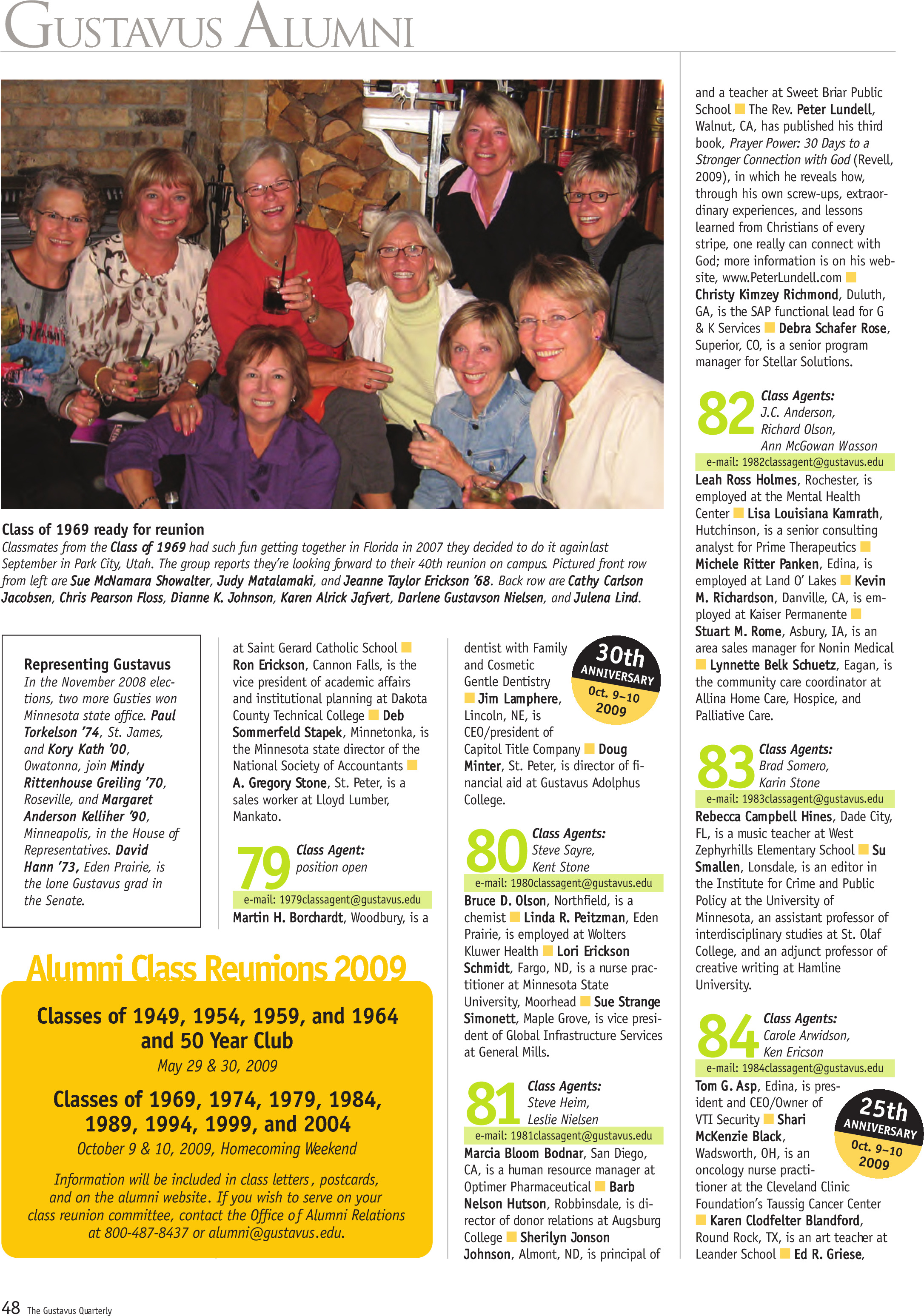quarterly page