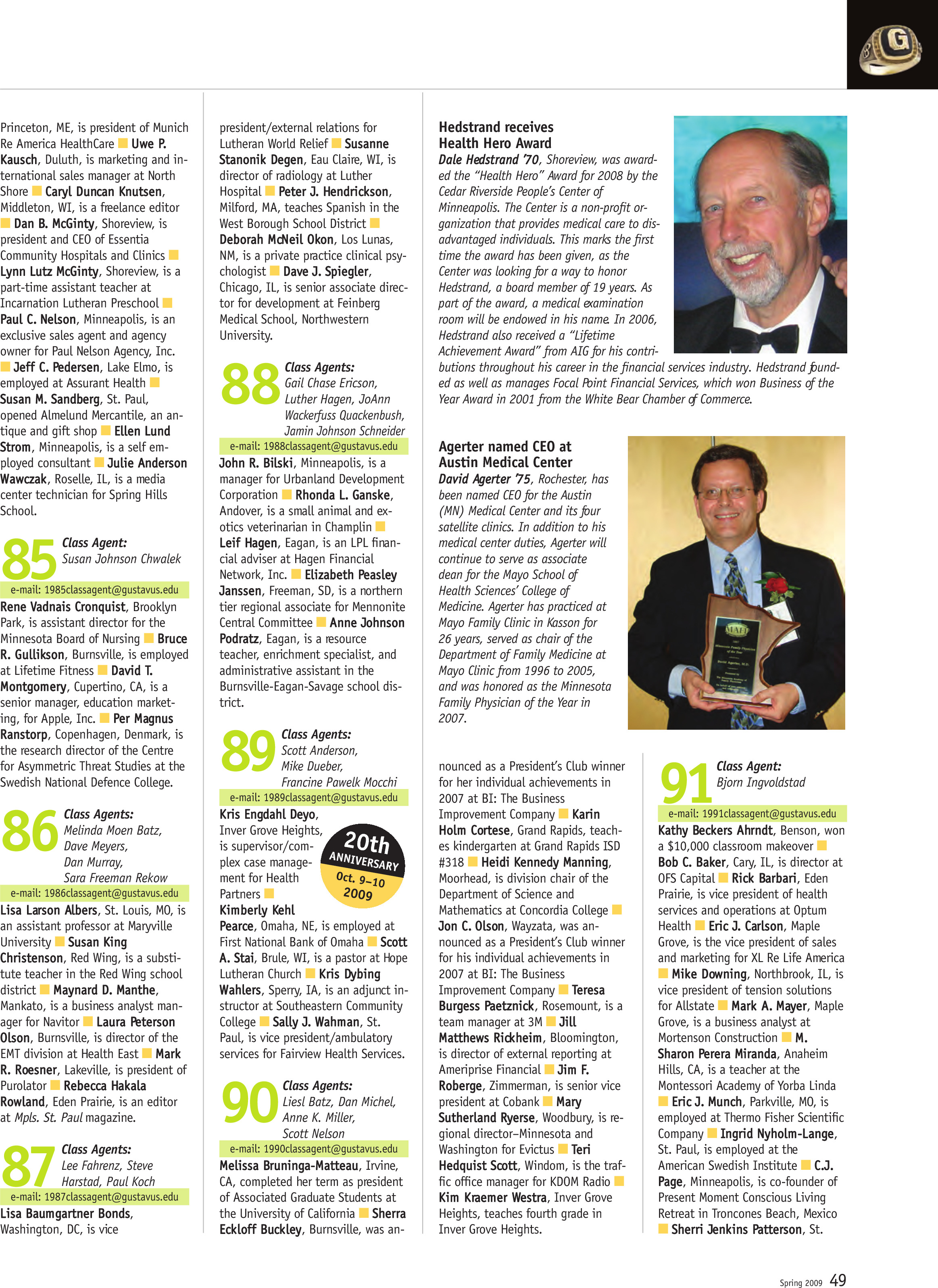 quarterly page