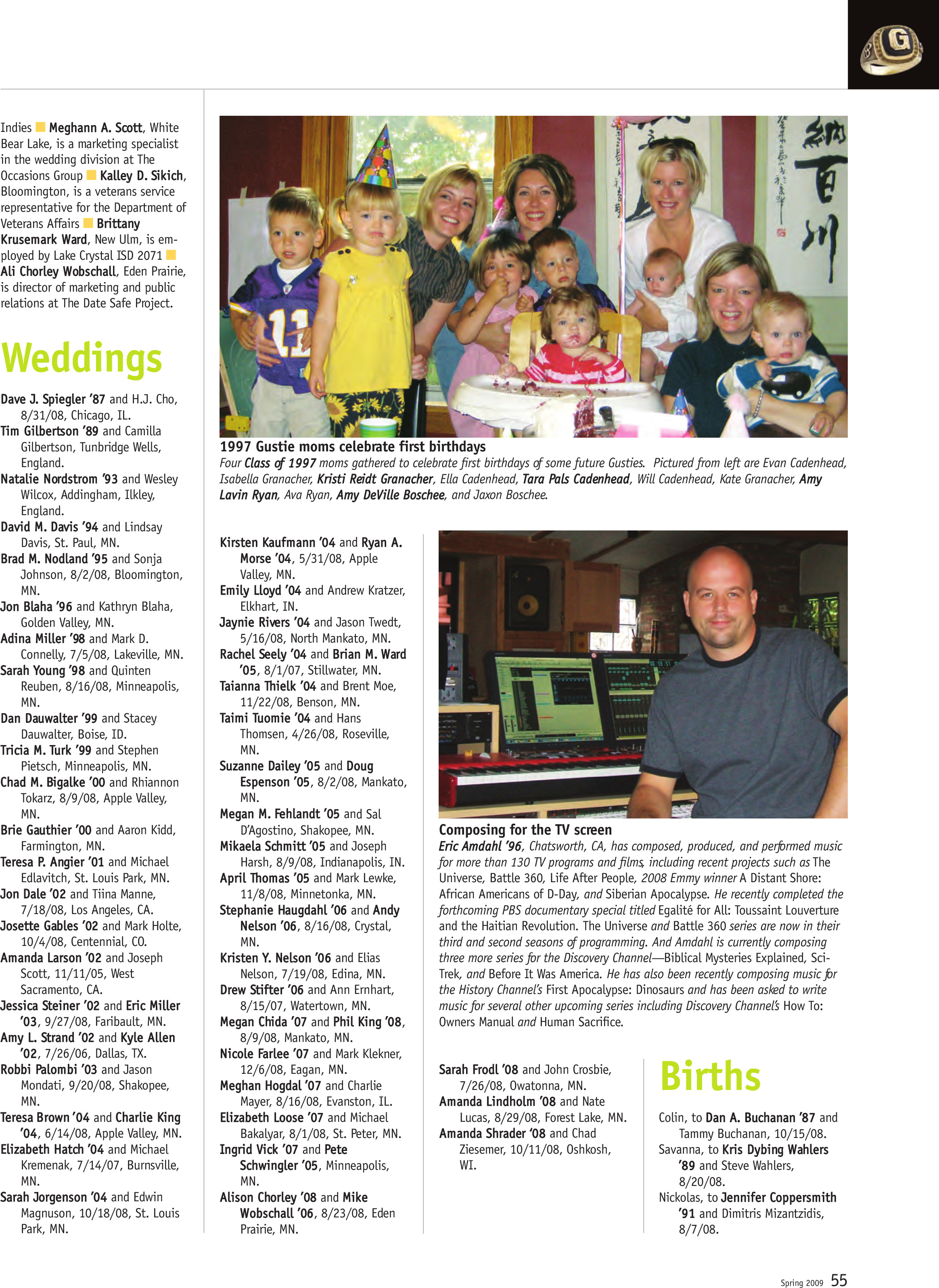 quarterly page