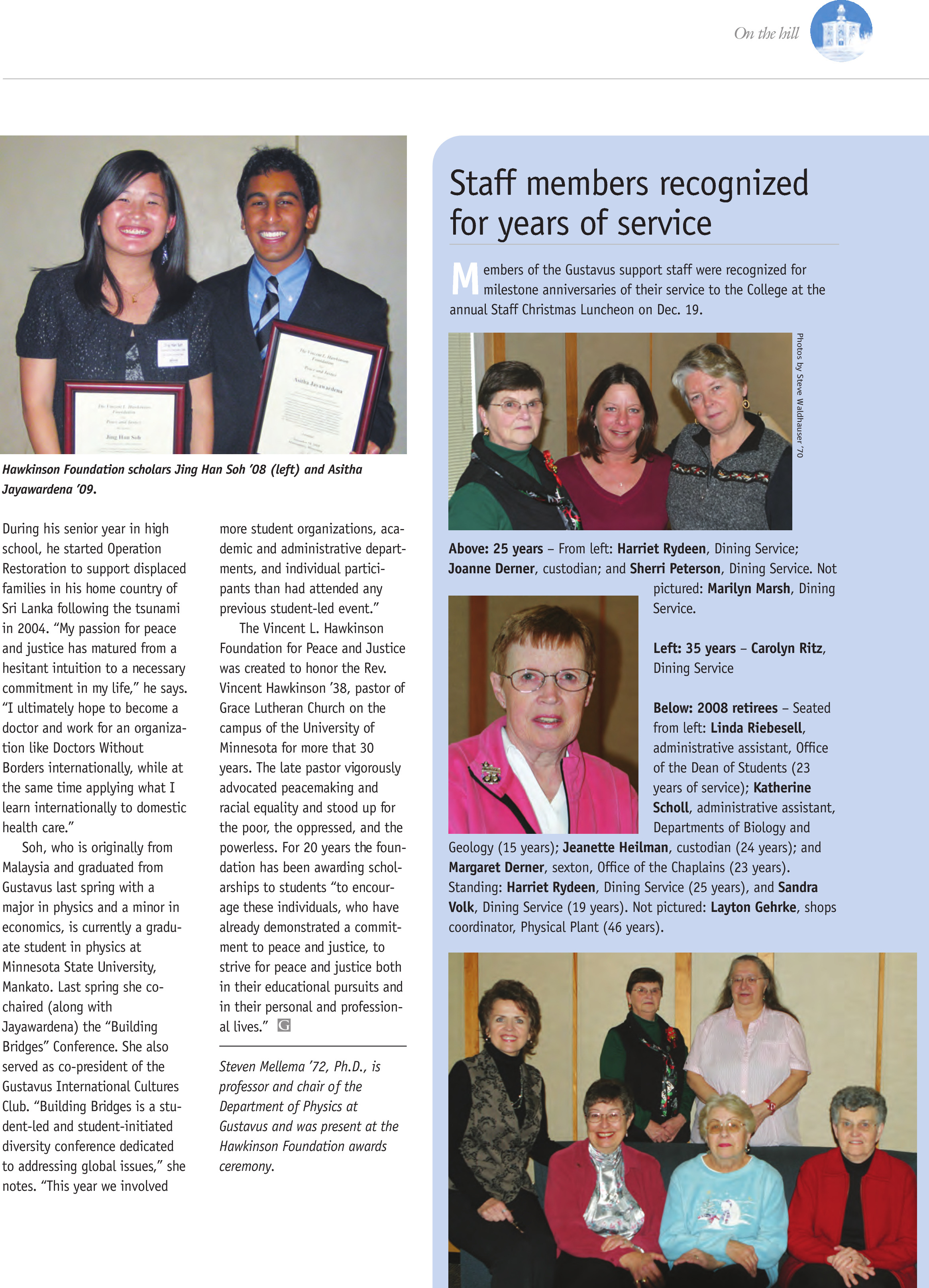 quarterly page