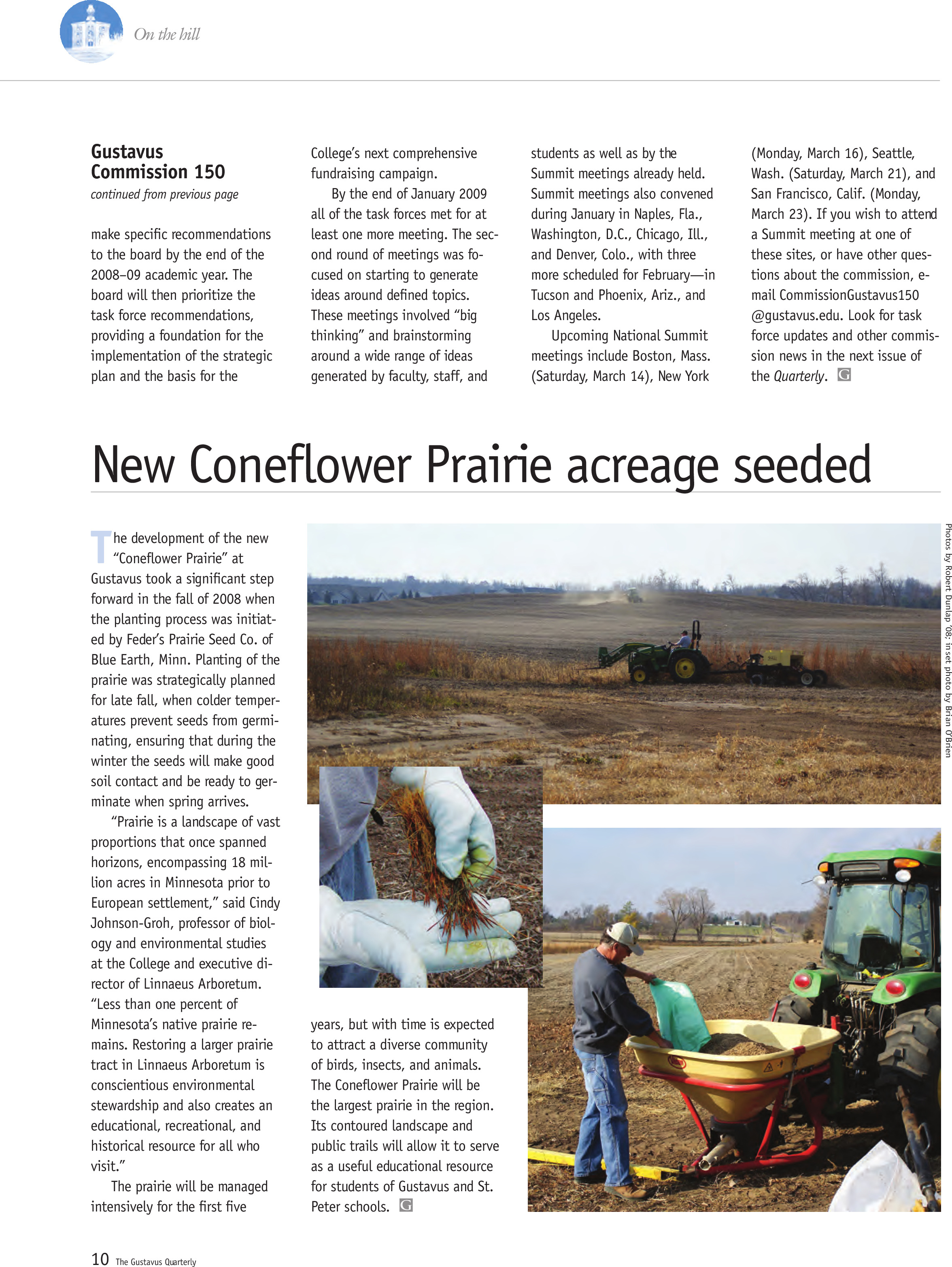 quarterly page