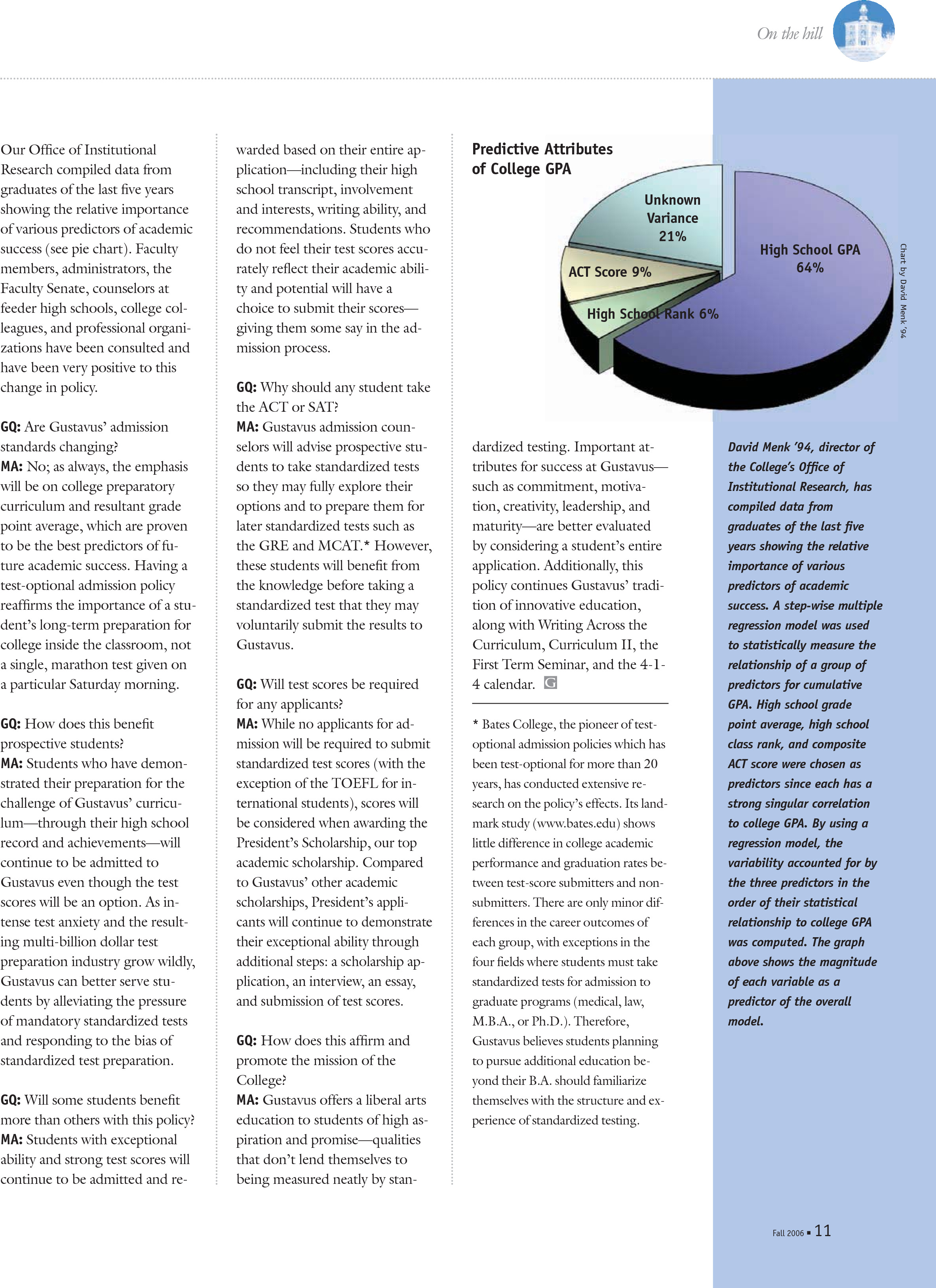 quarterly page