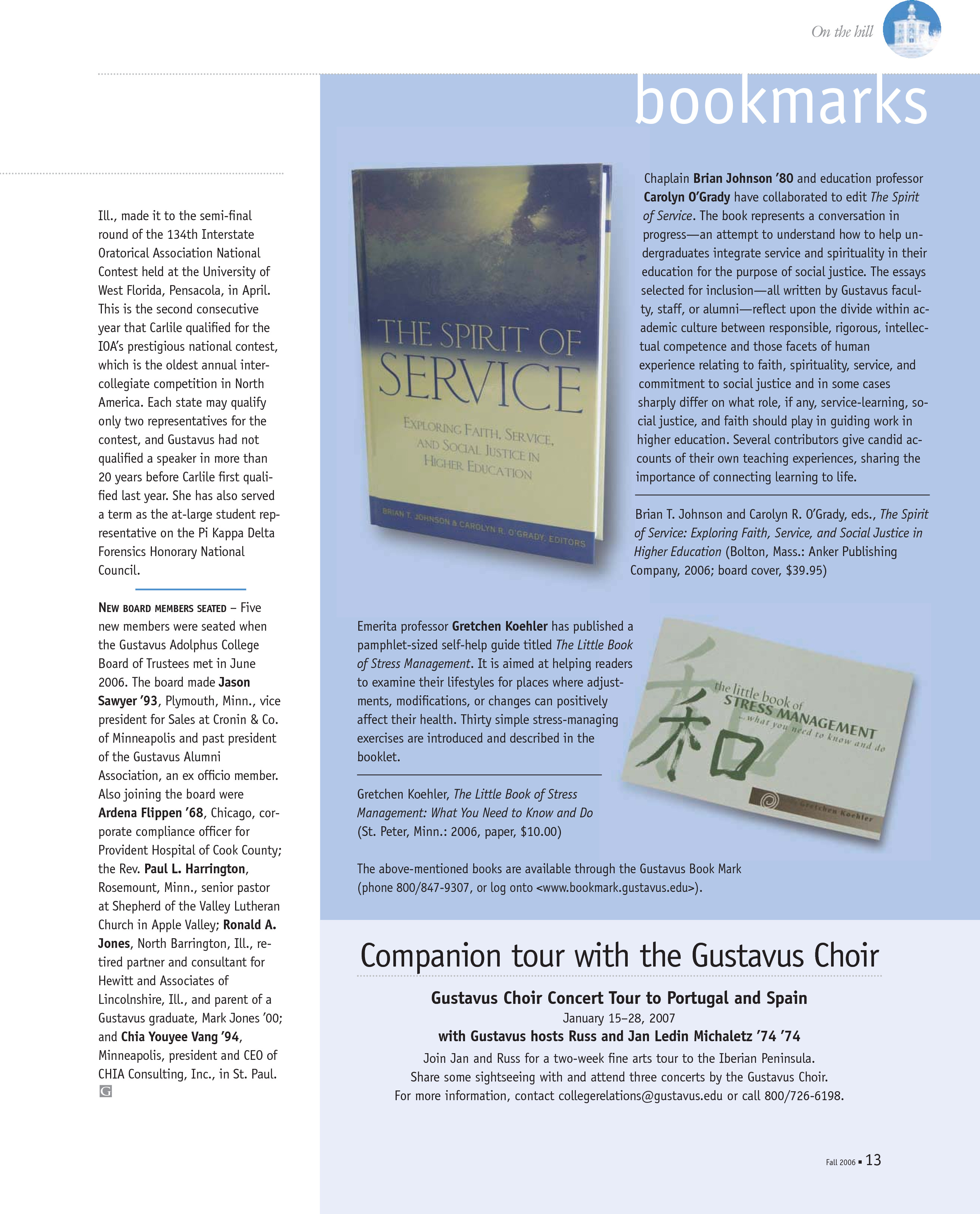quarterly page