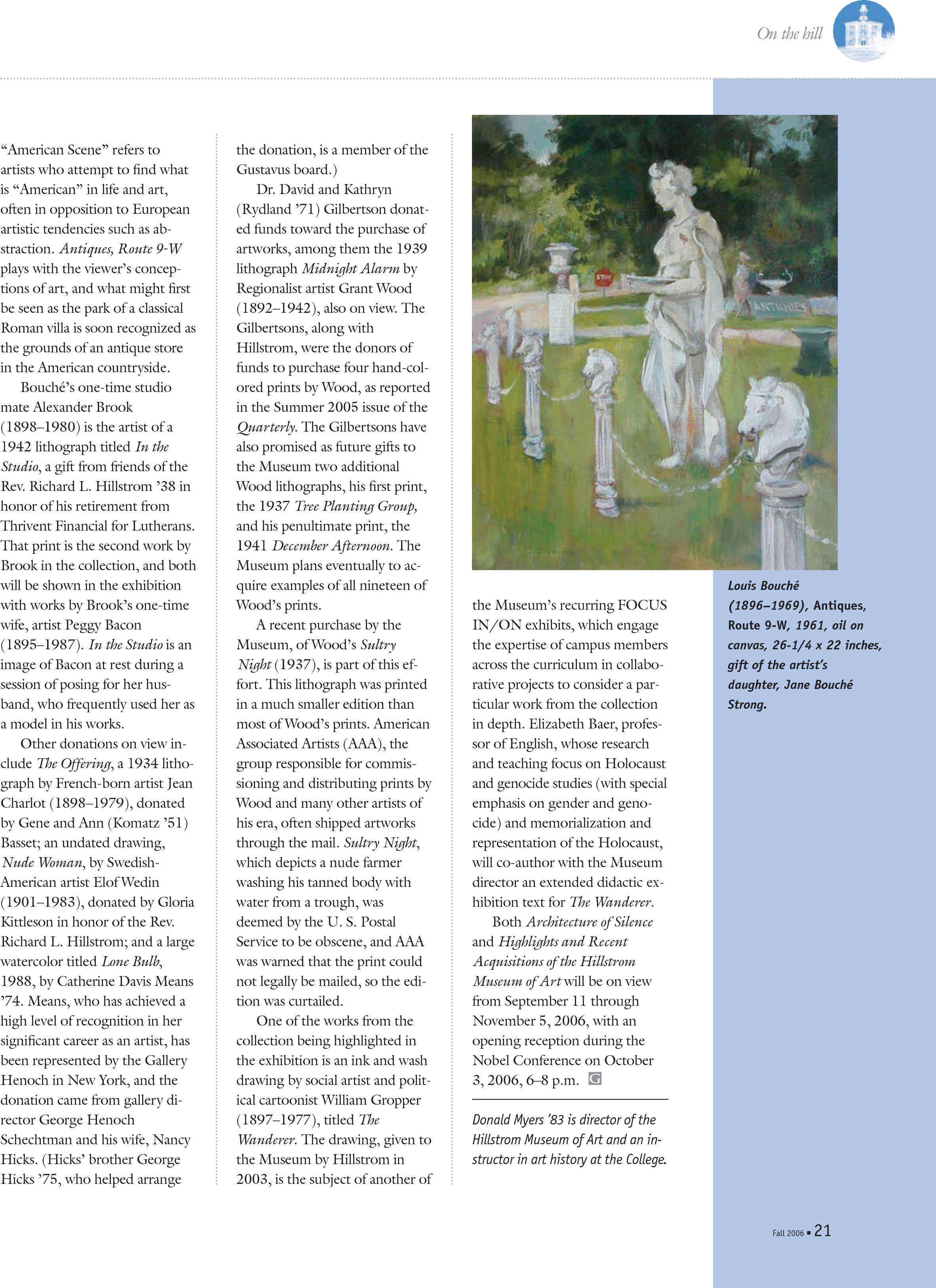 quarterly page