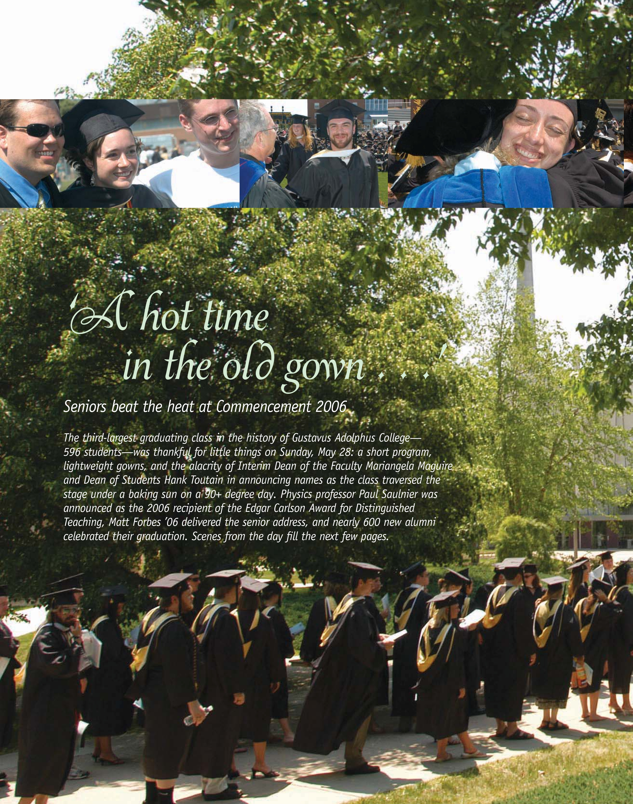 quarterly page