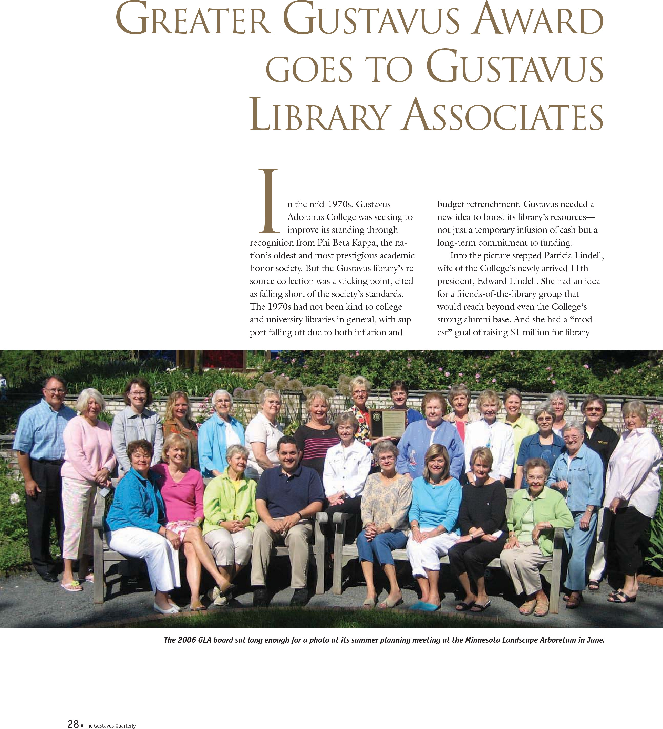 quarterly page