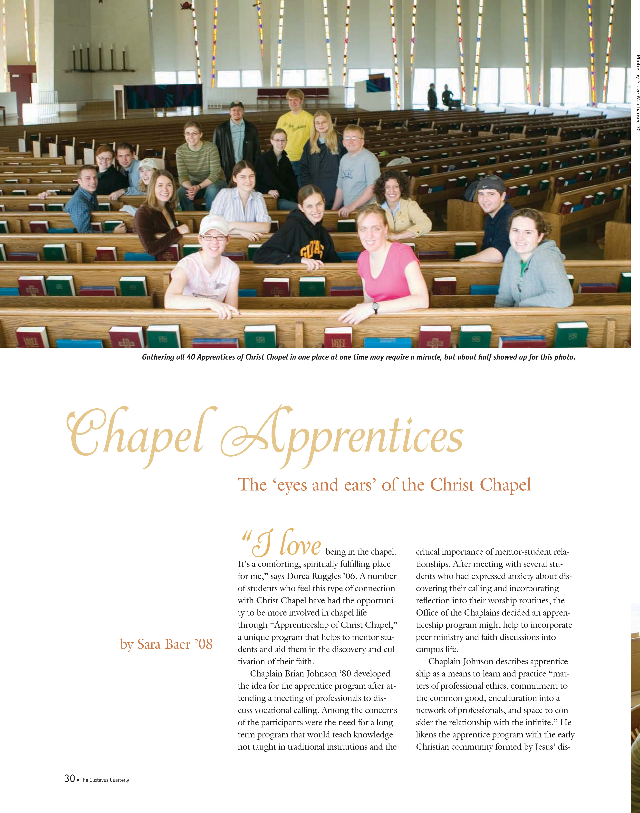 quarterly page