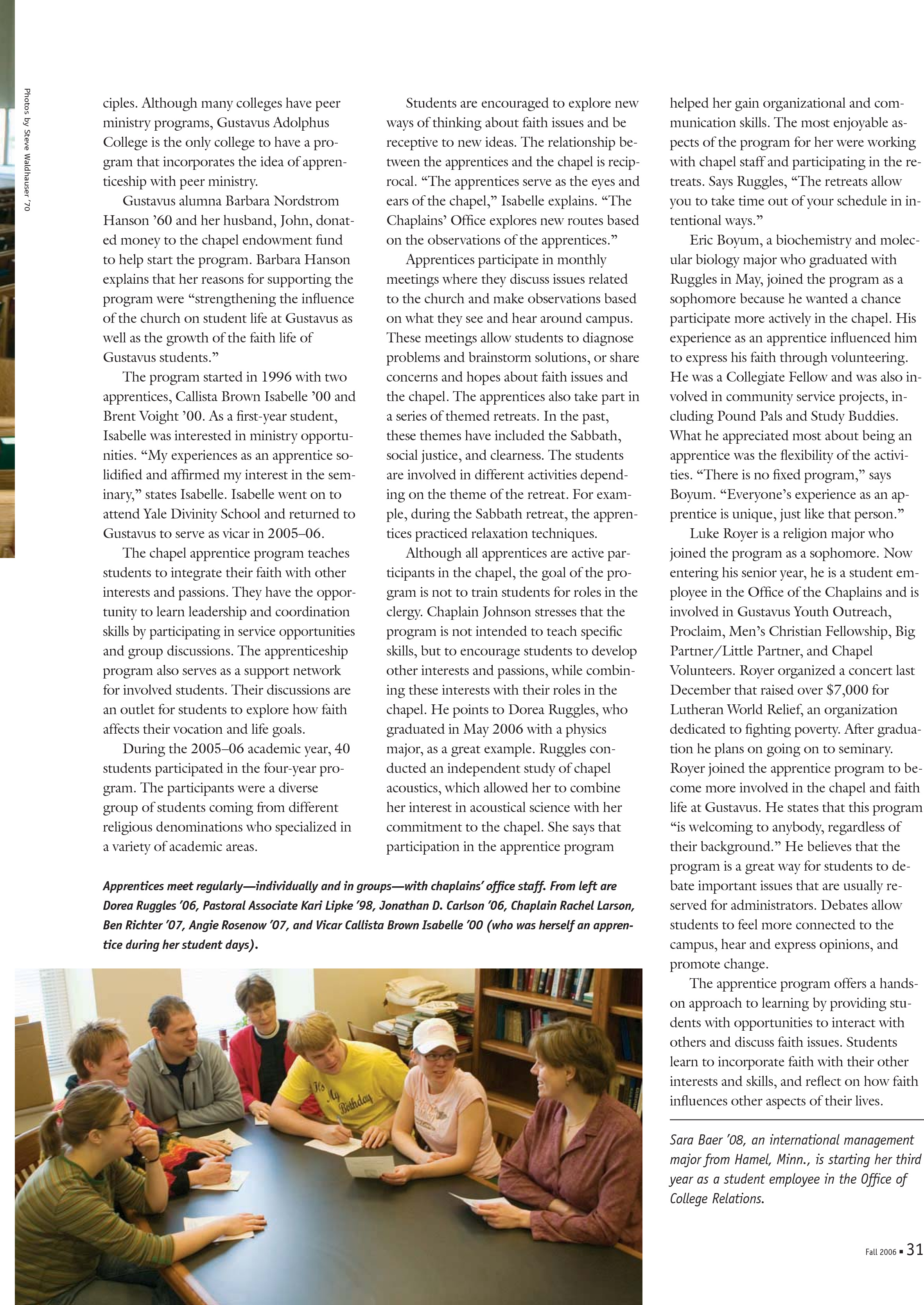 quarterly page