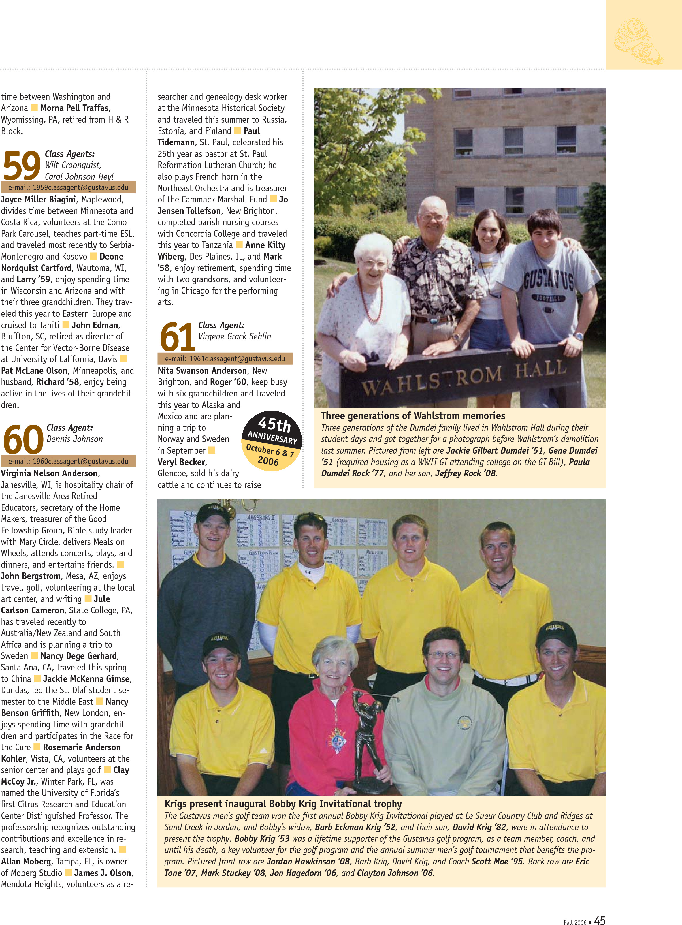 quarterly page