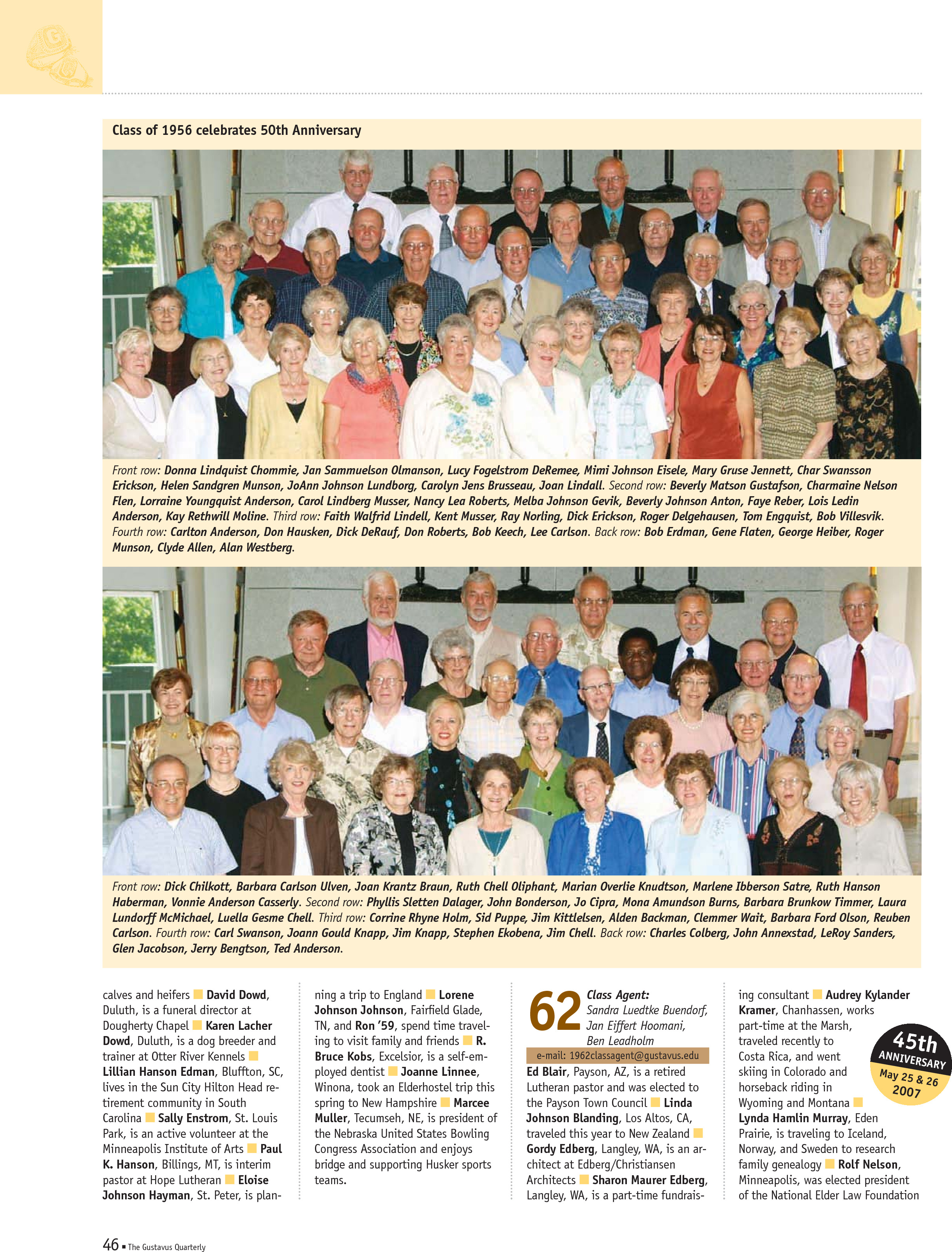 quarterly page