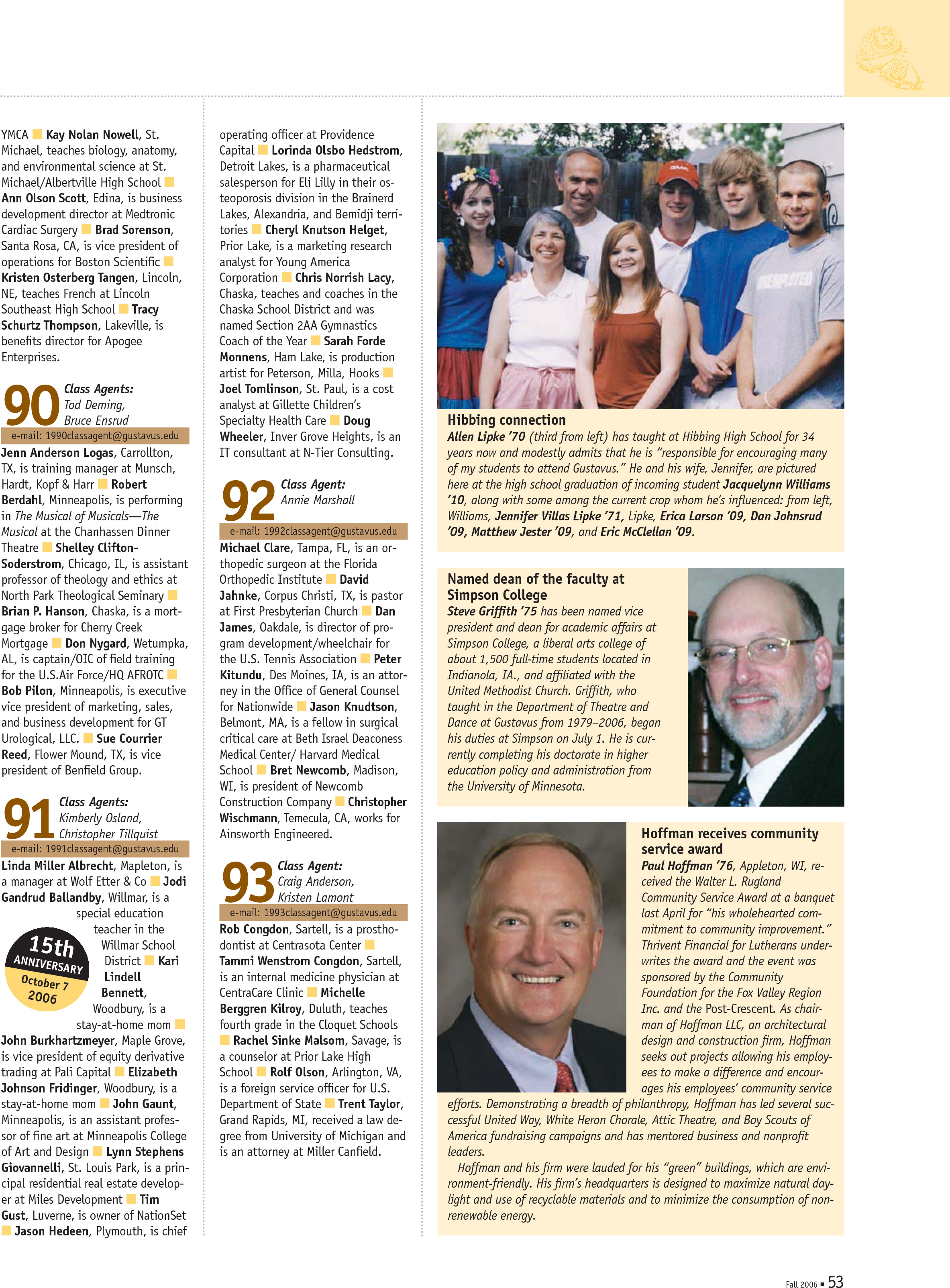 quarterly page