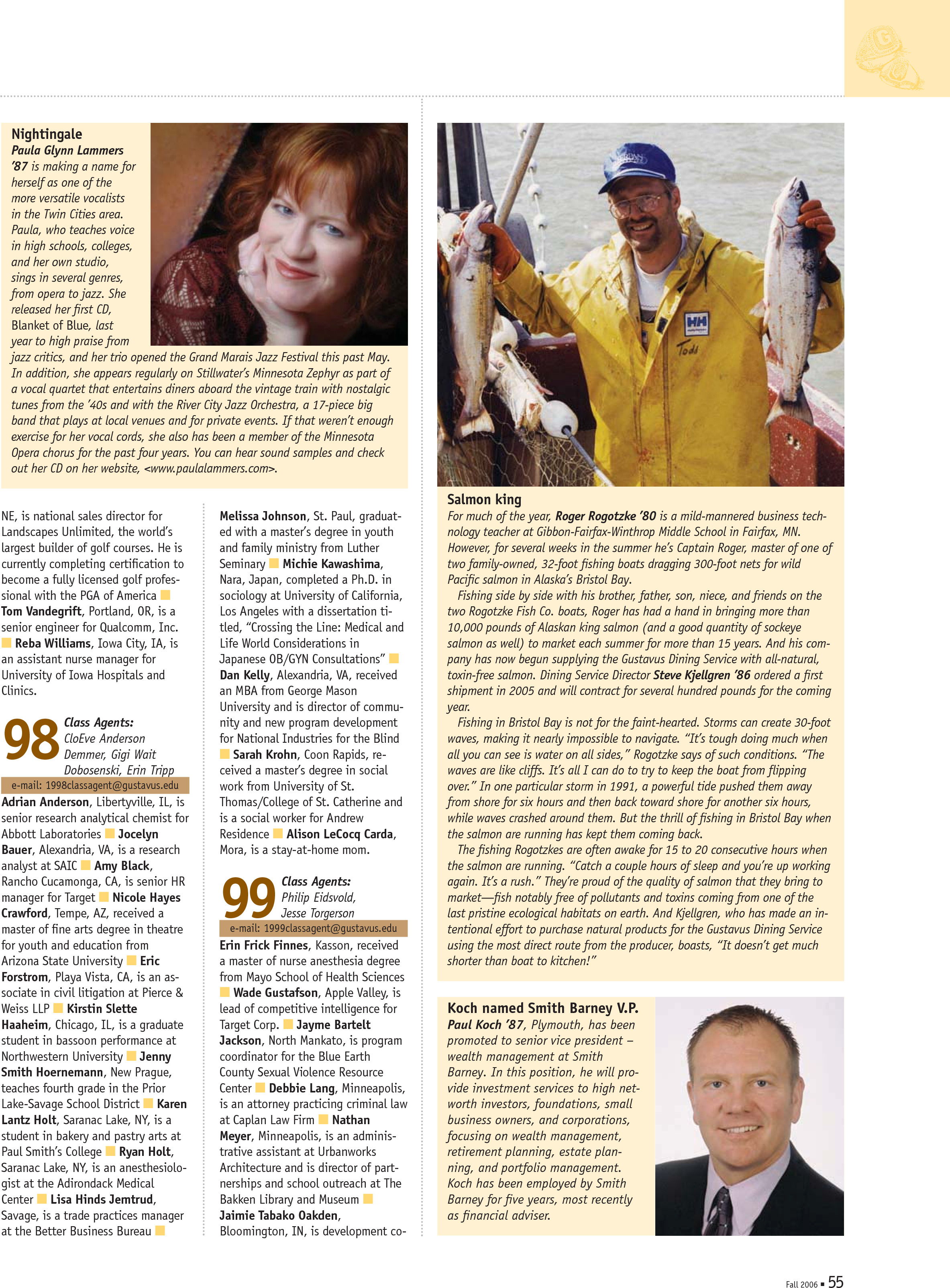 quarterly page
