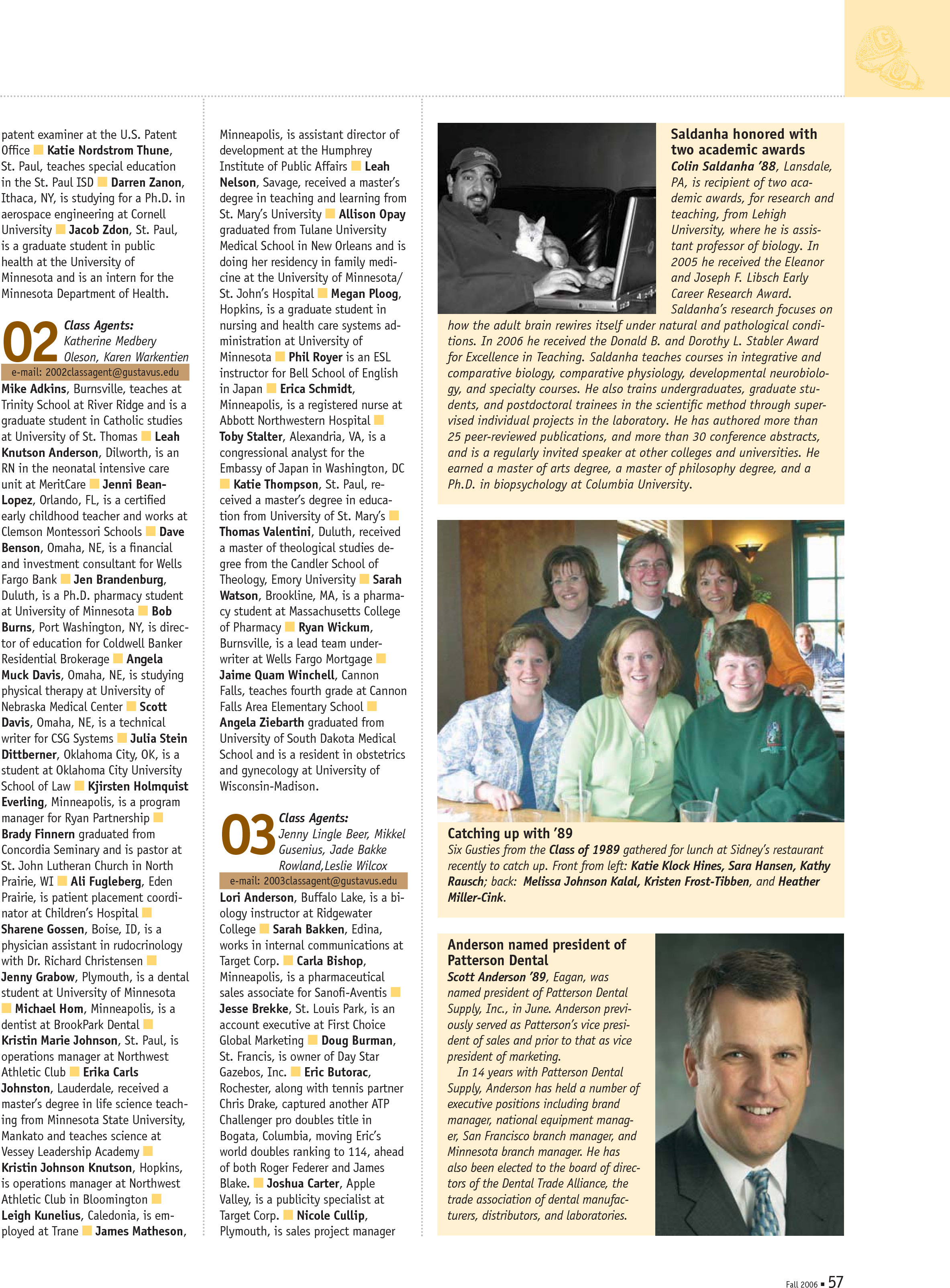 quarterly page