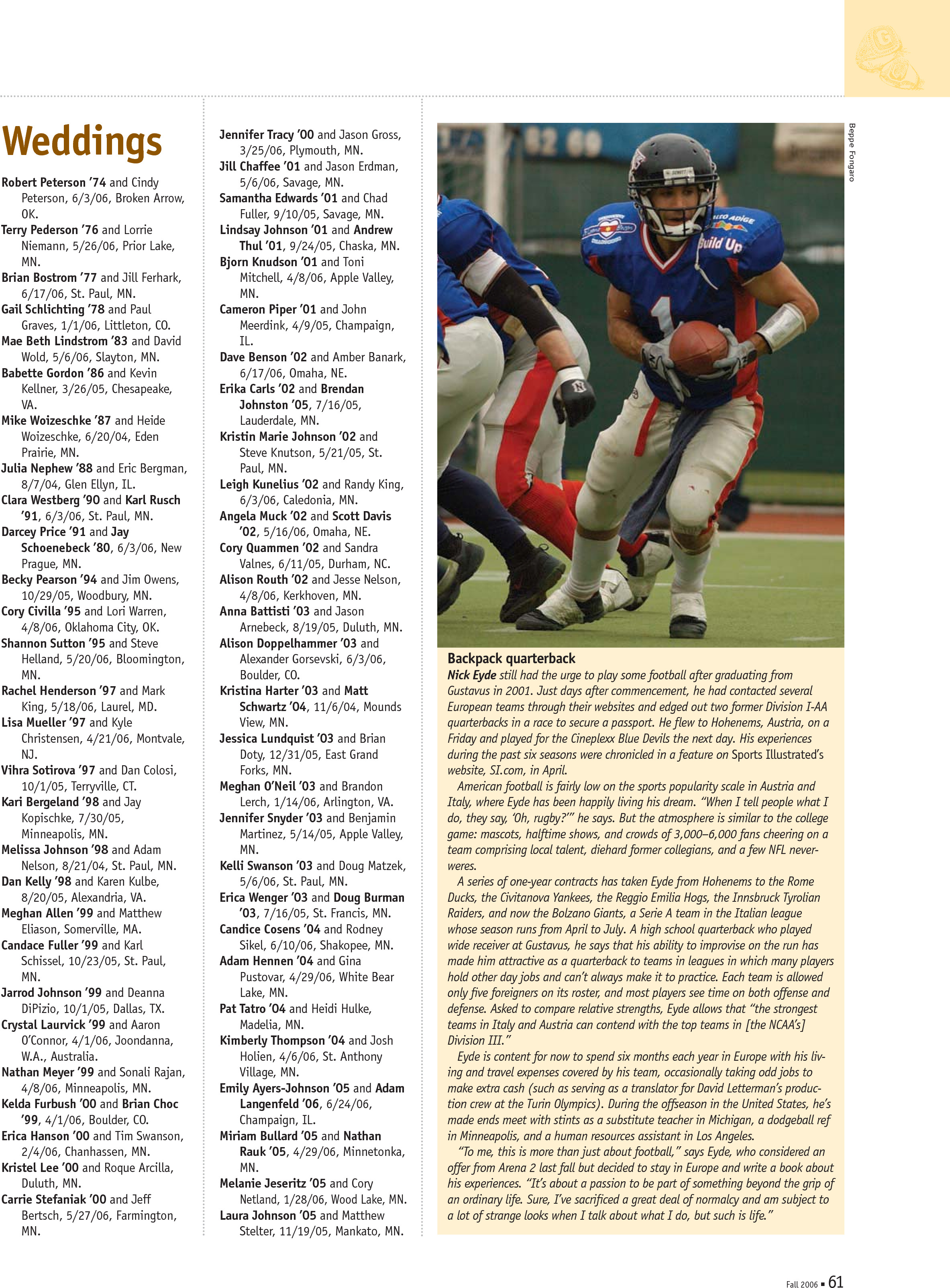 quarterly page