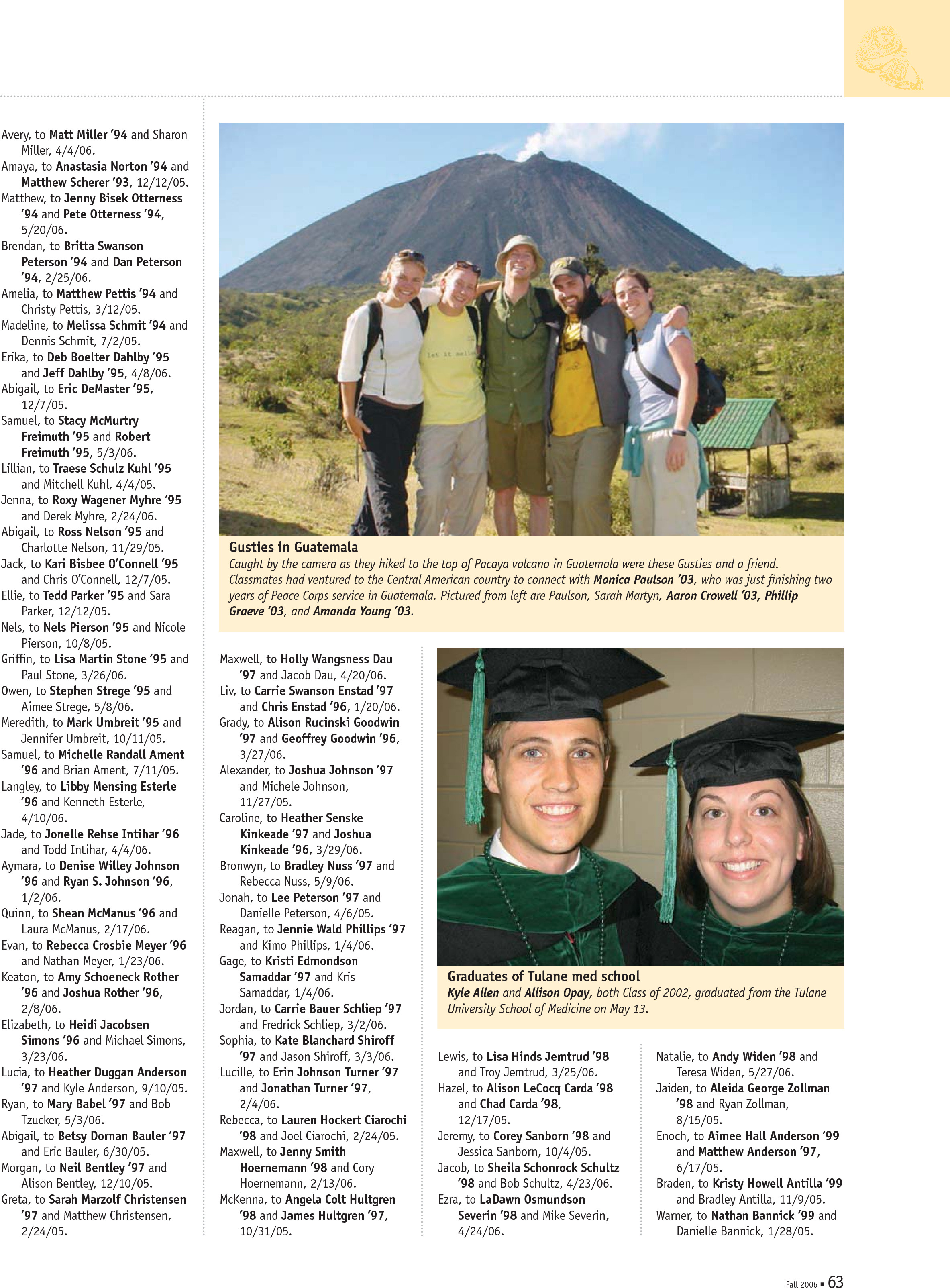quarterly page