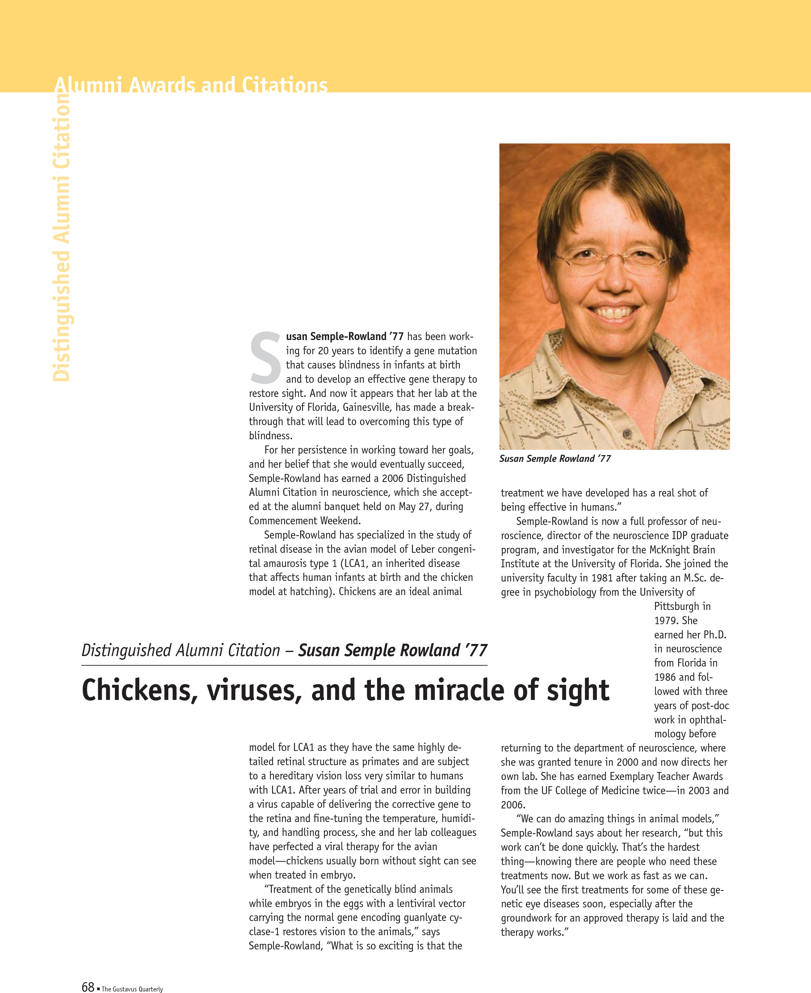 quarterly page