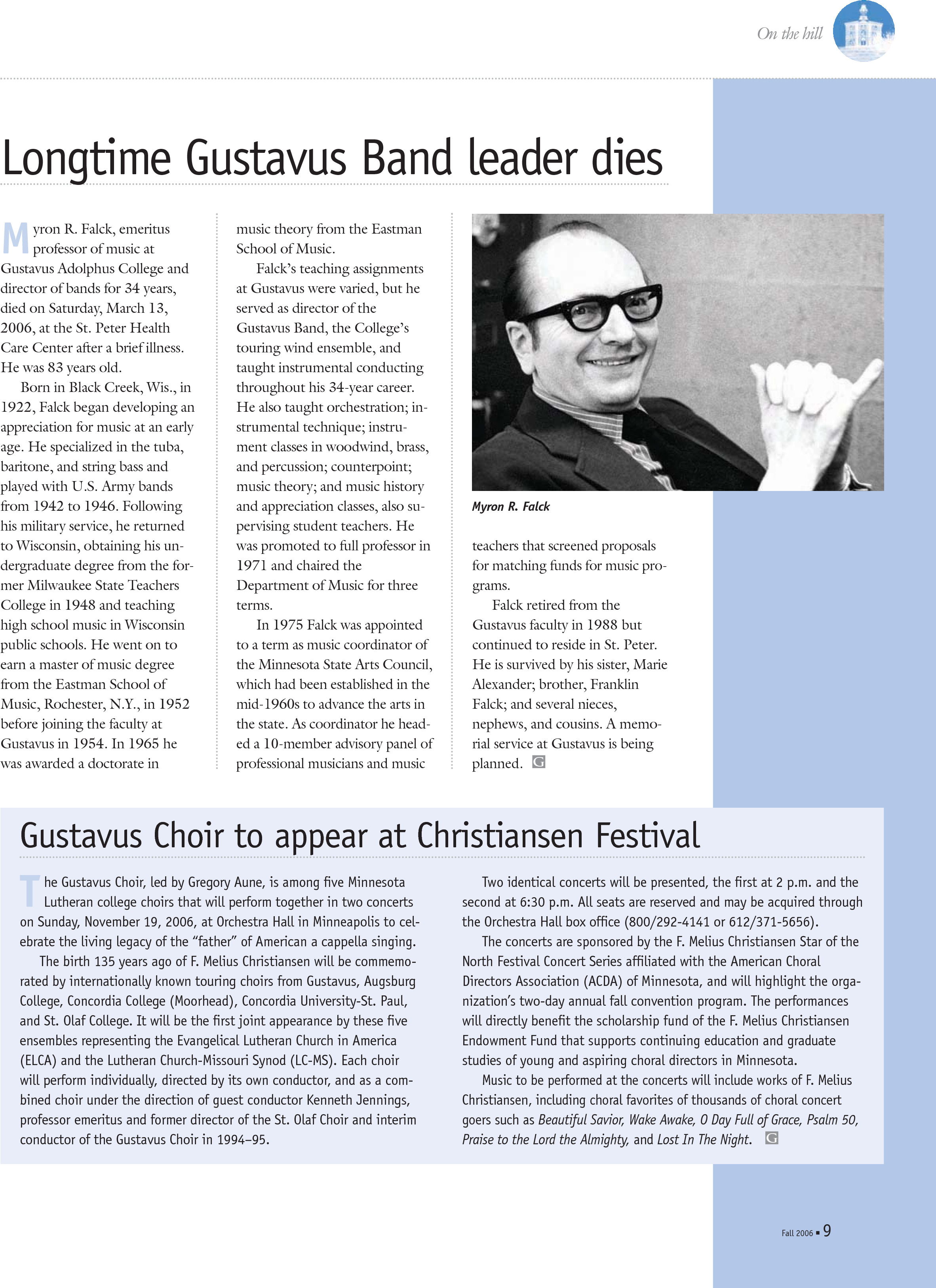 quarterly page