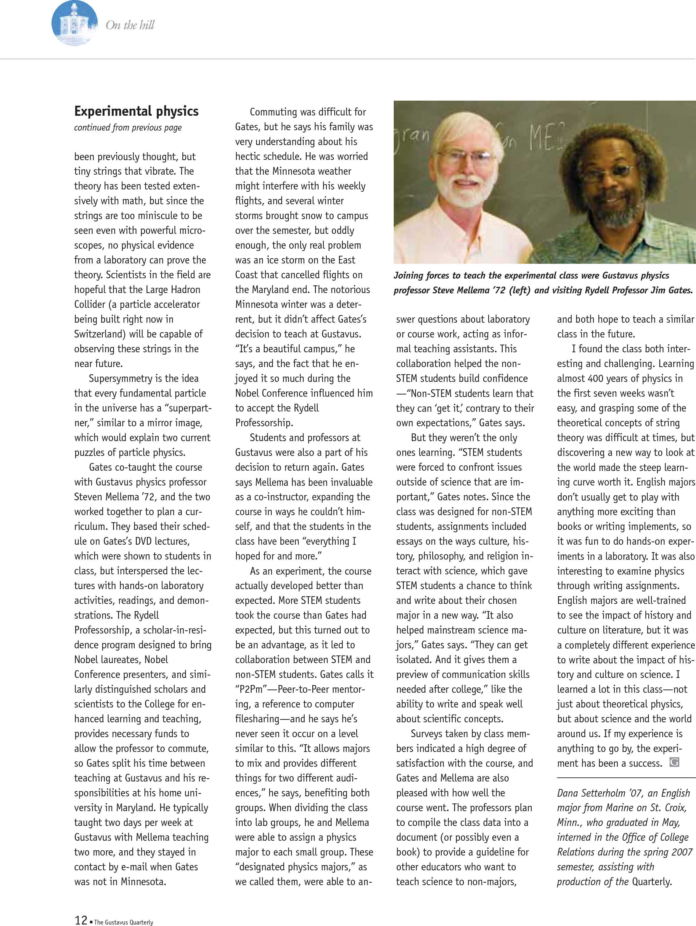 quarterly page