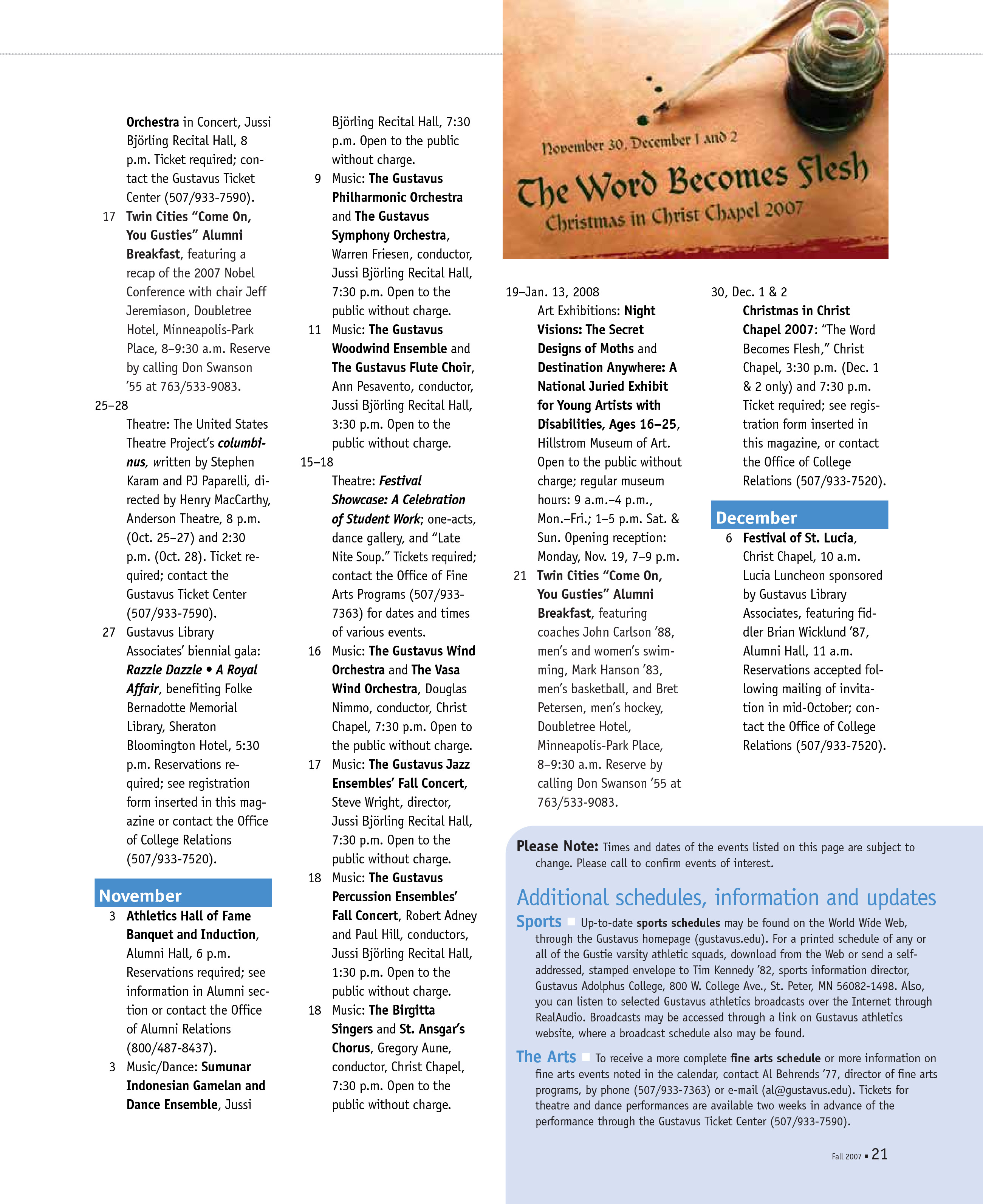 quarterly page