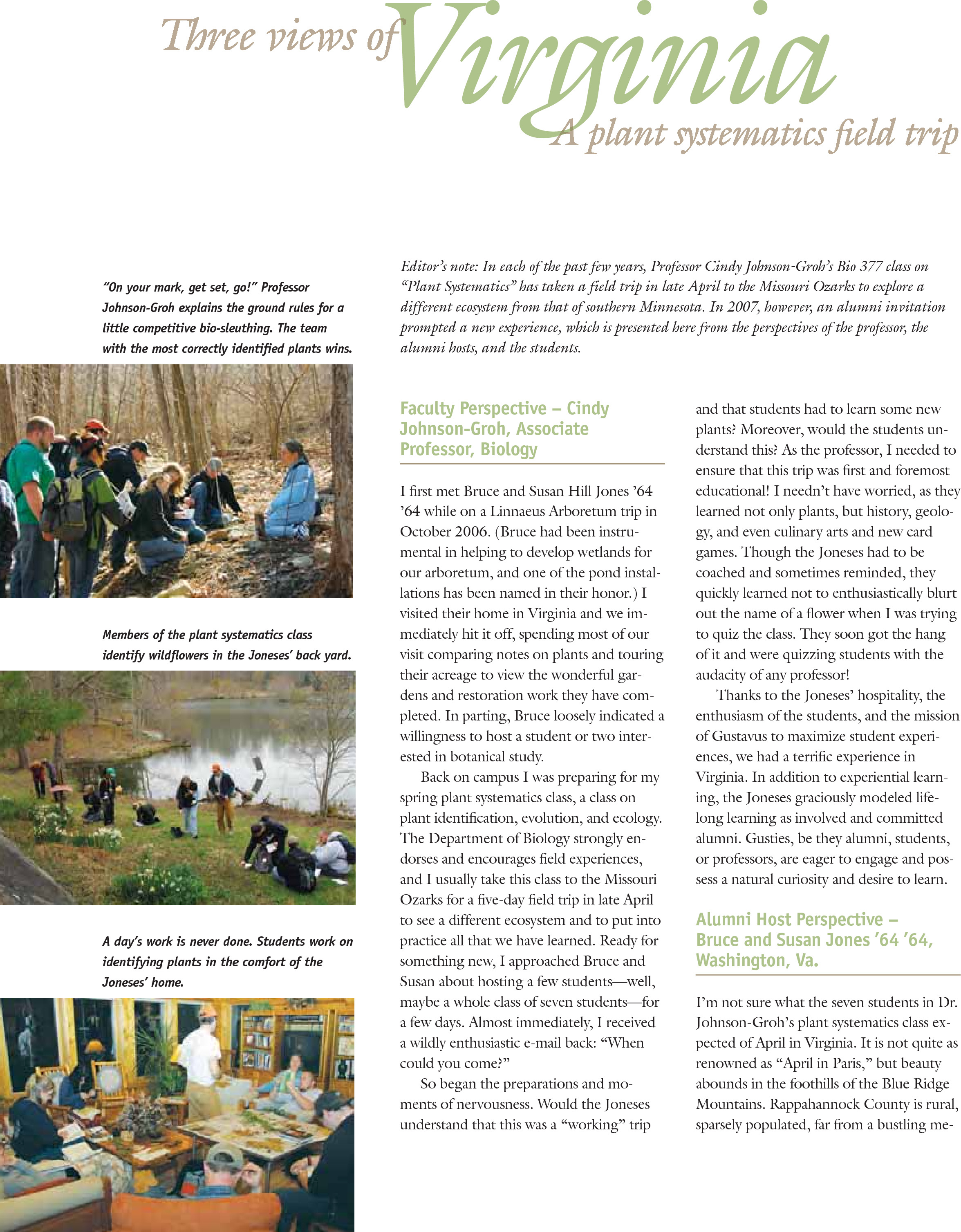 quarterly page