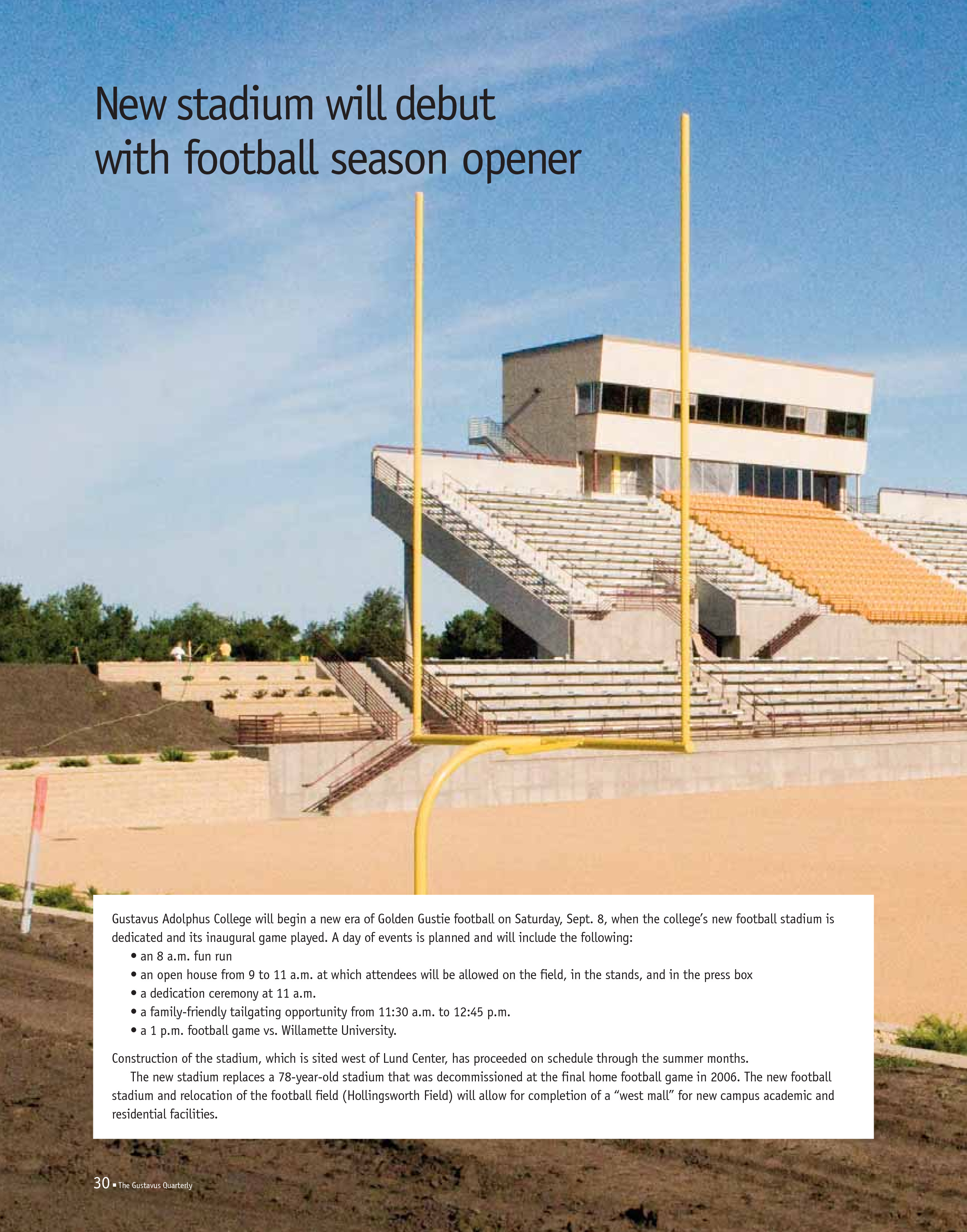 quarterly page
