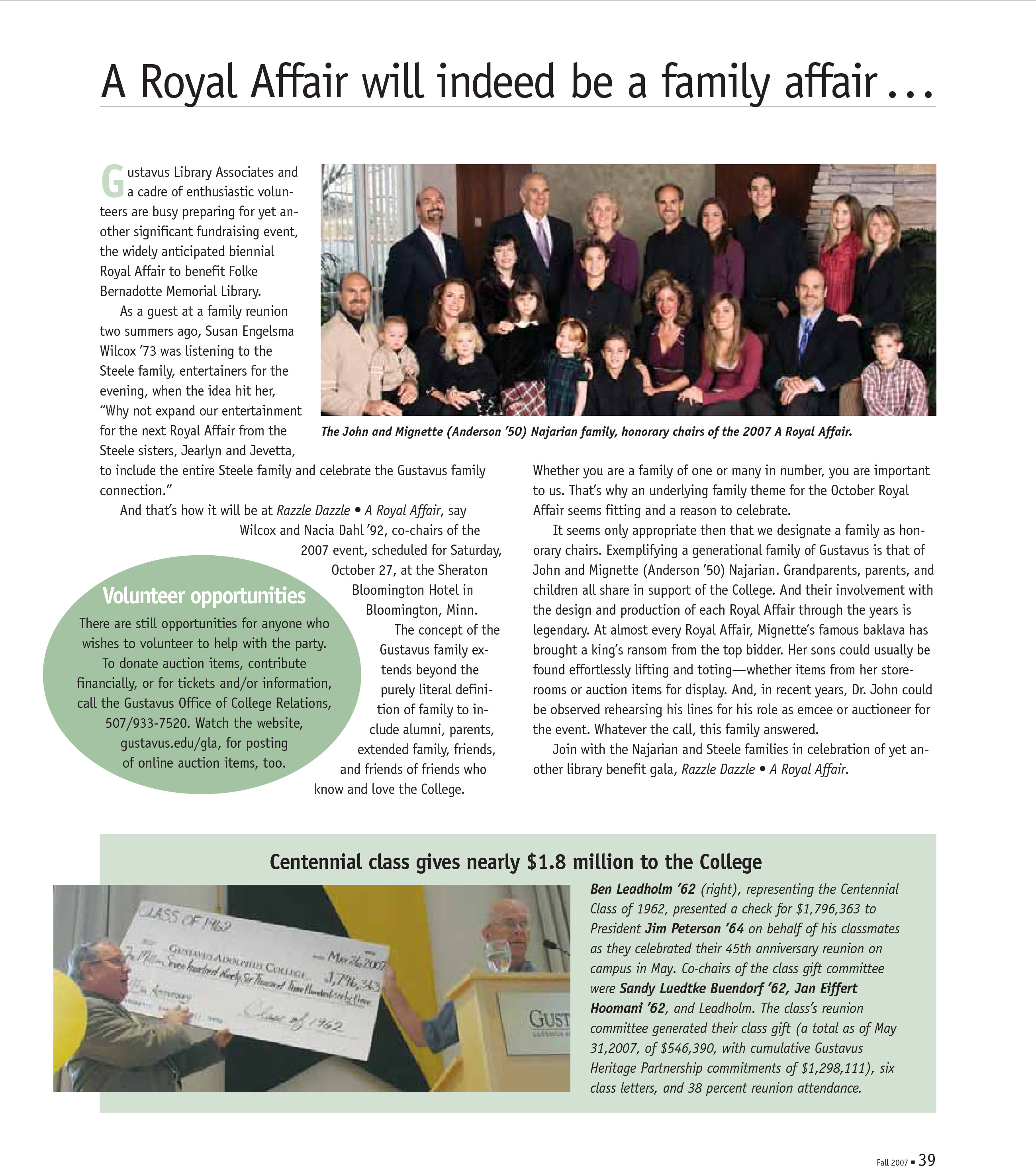 quarterly page