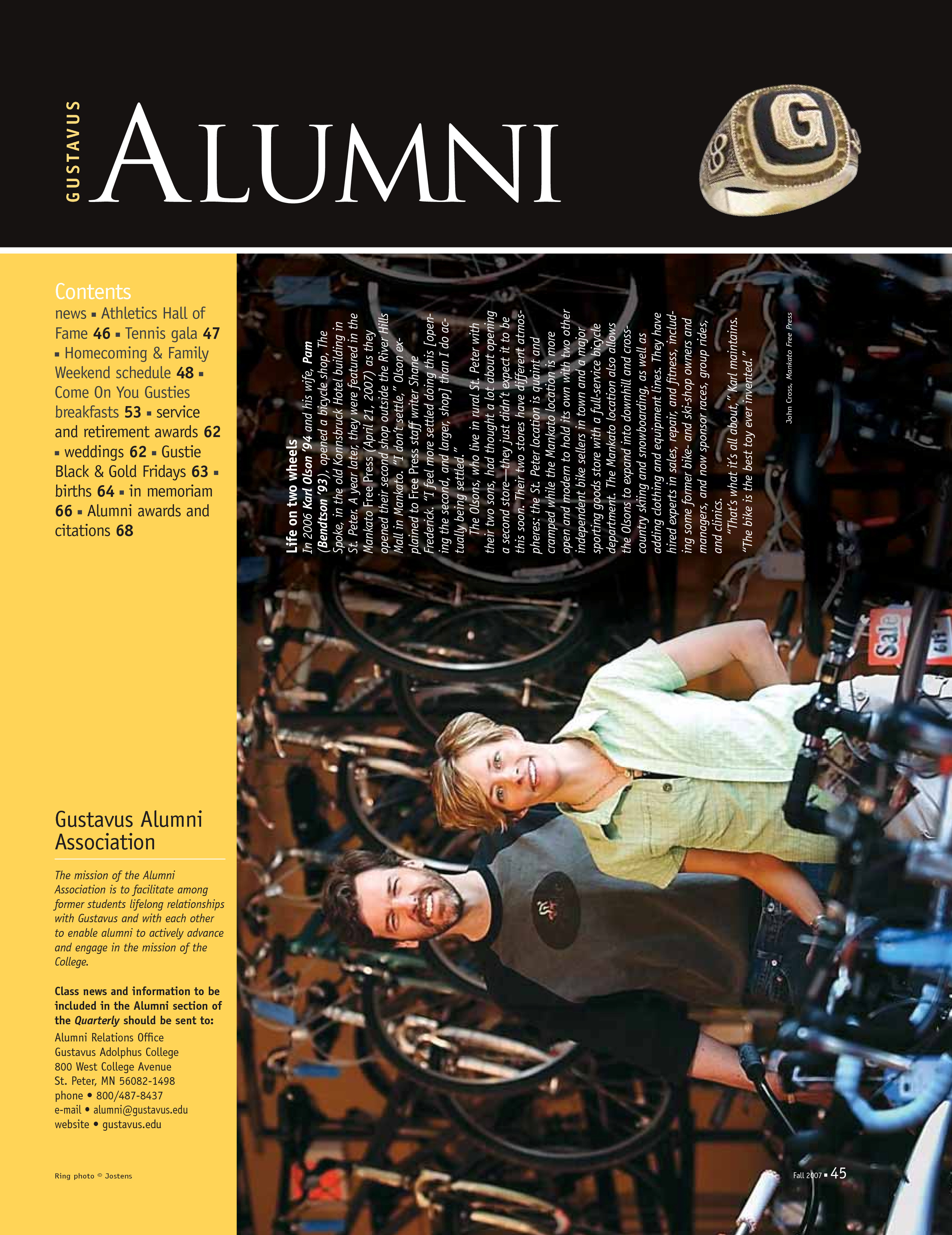 quarterly page