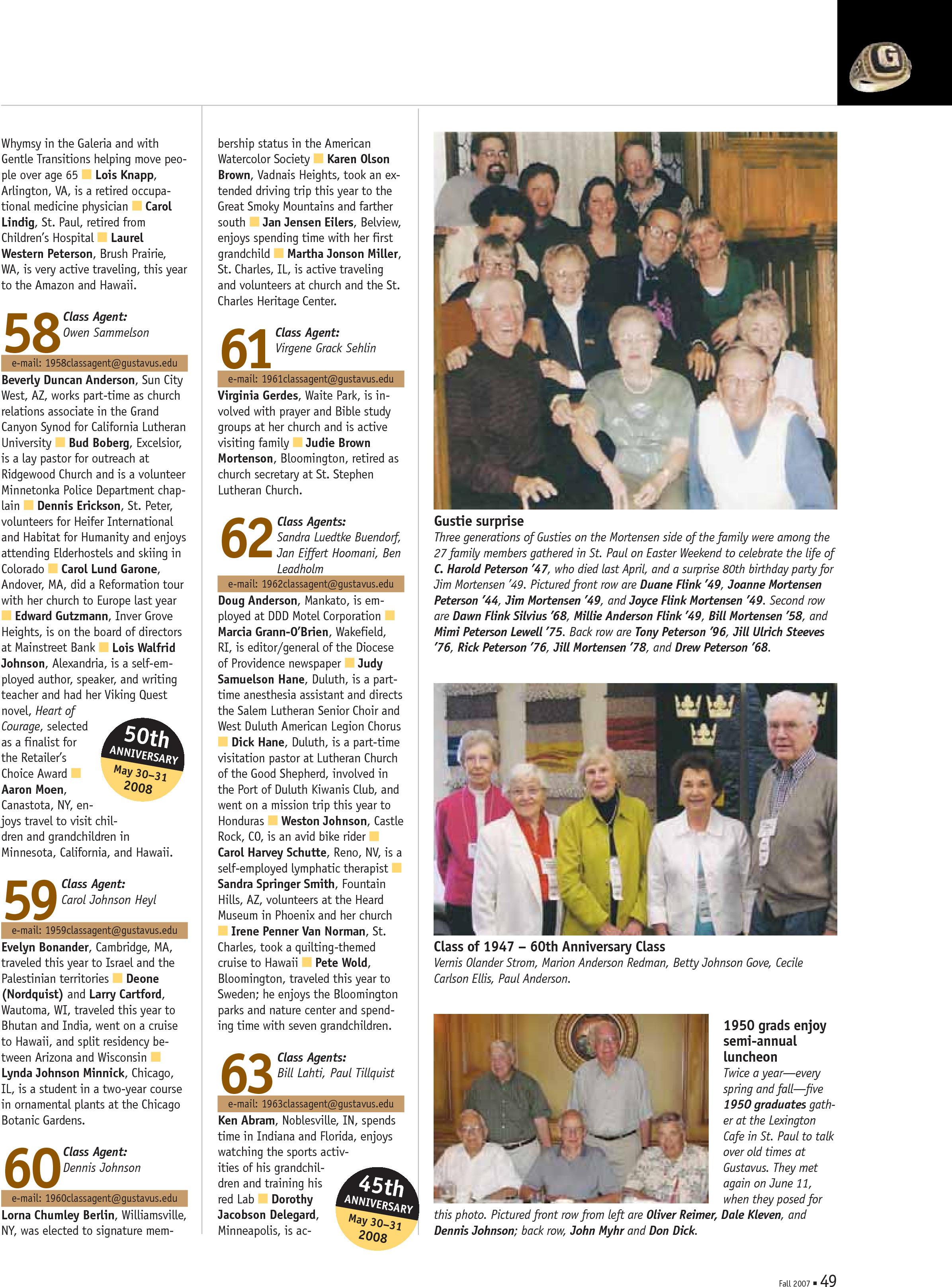 quarterly page