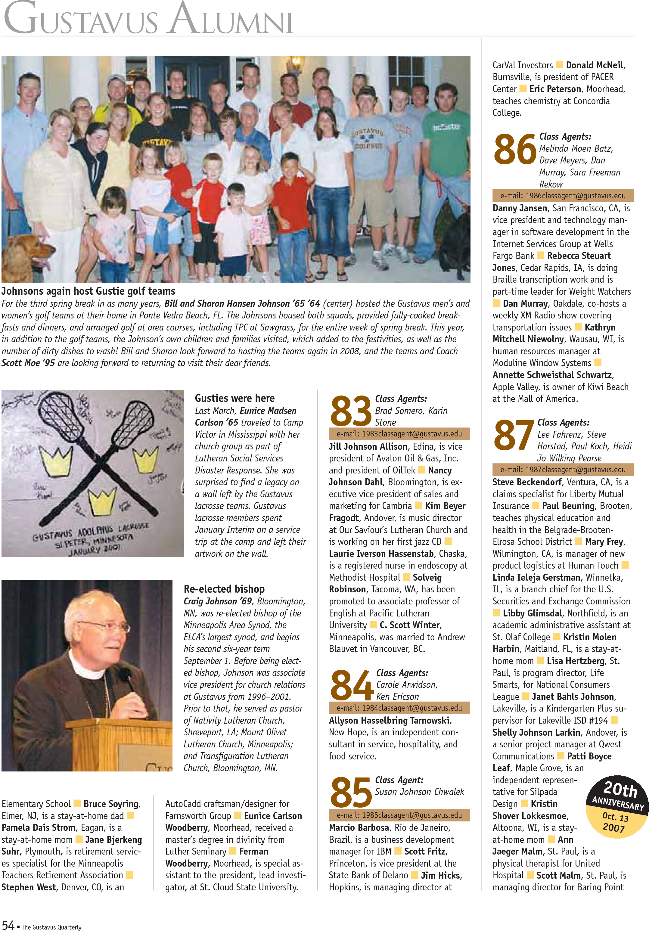 quarterly page