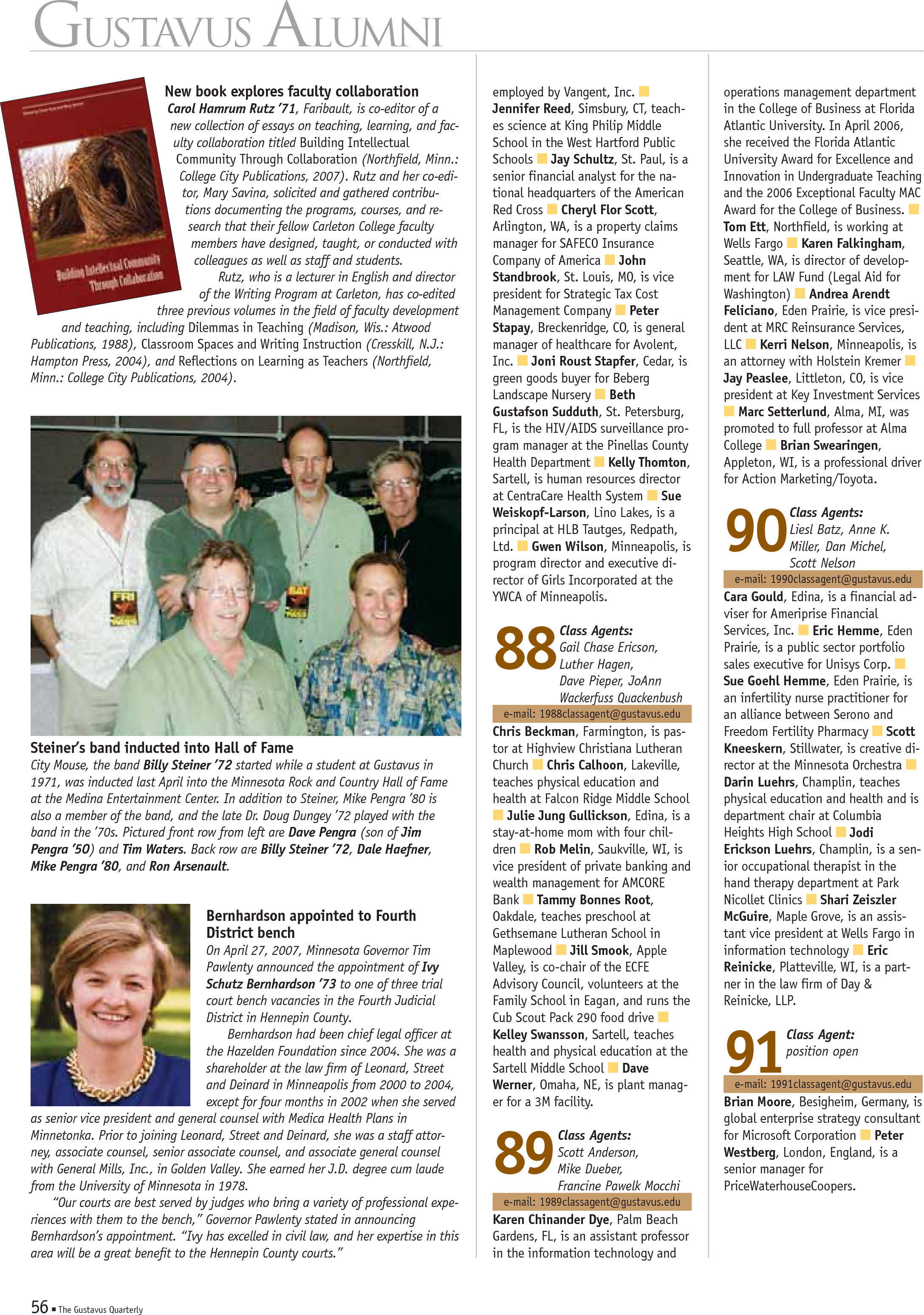 quarterly page