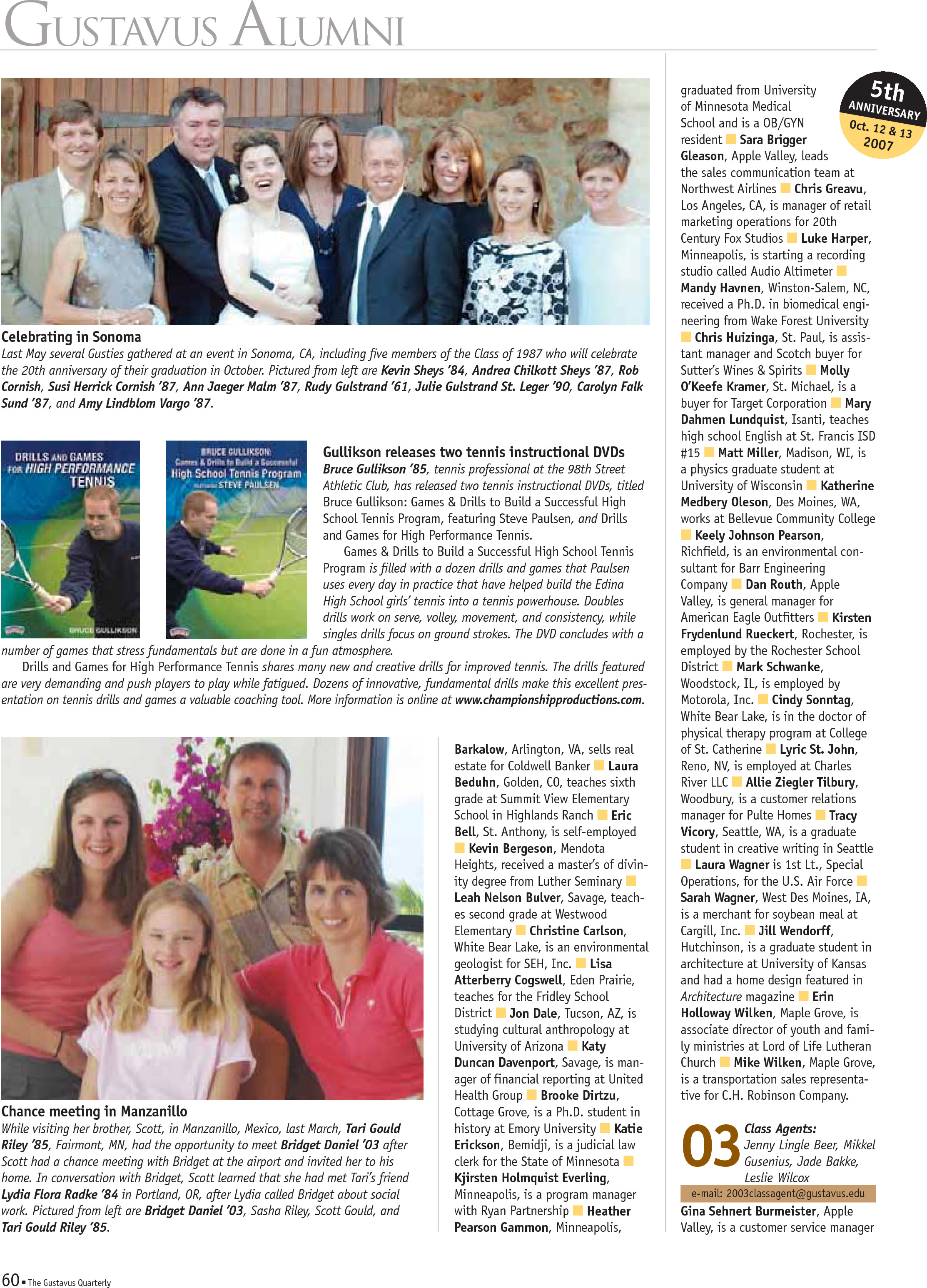 quarterly page