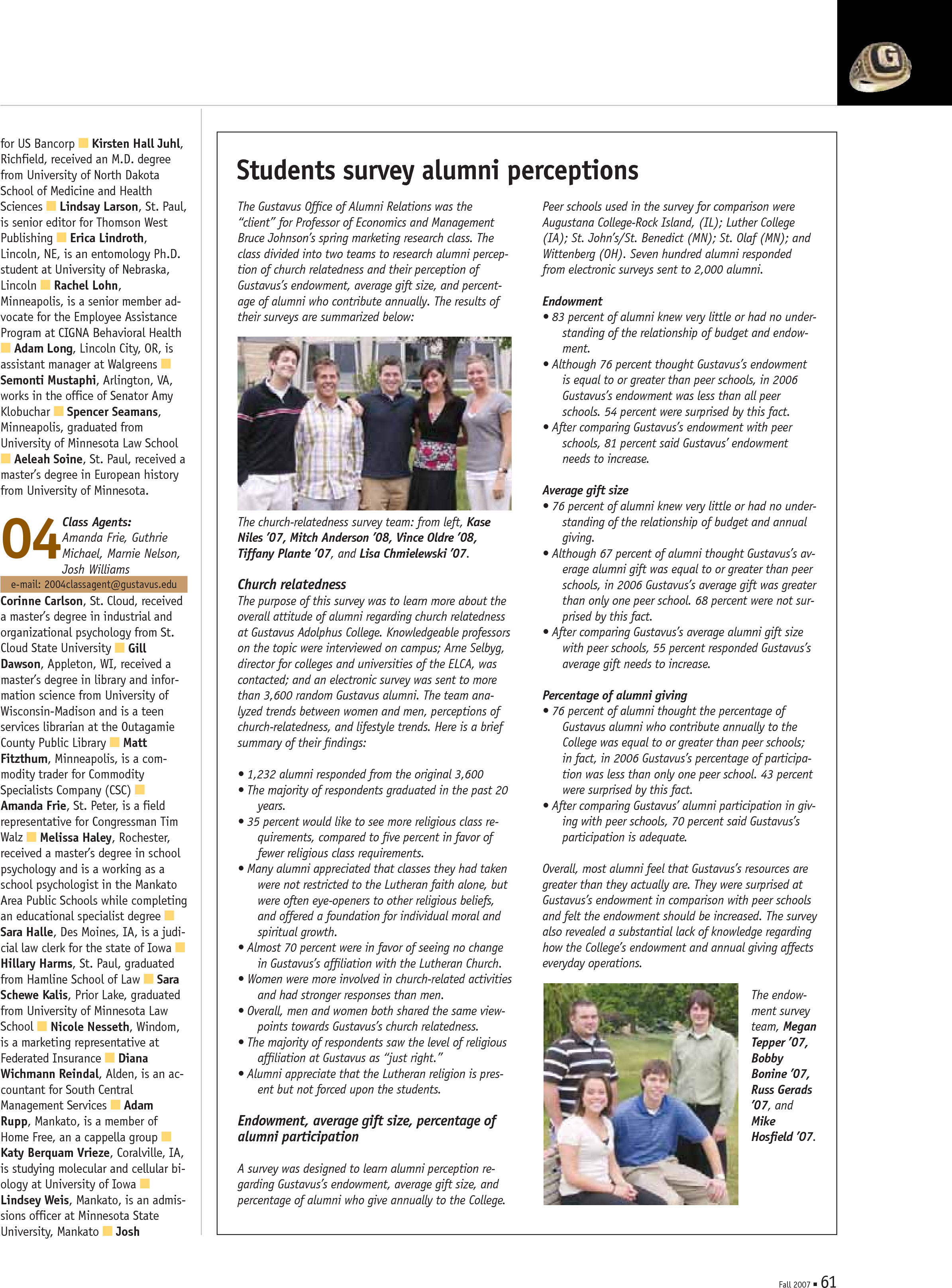 quarterly page