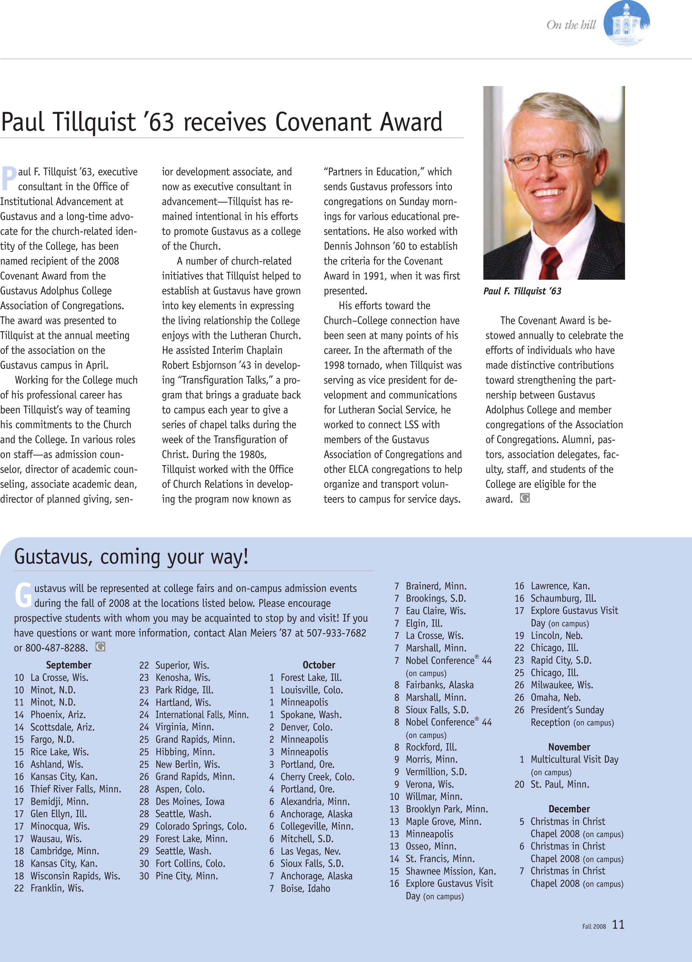 quarterly page