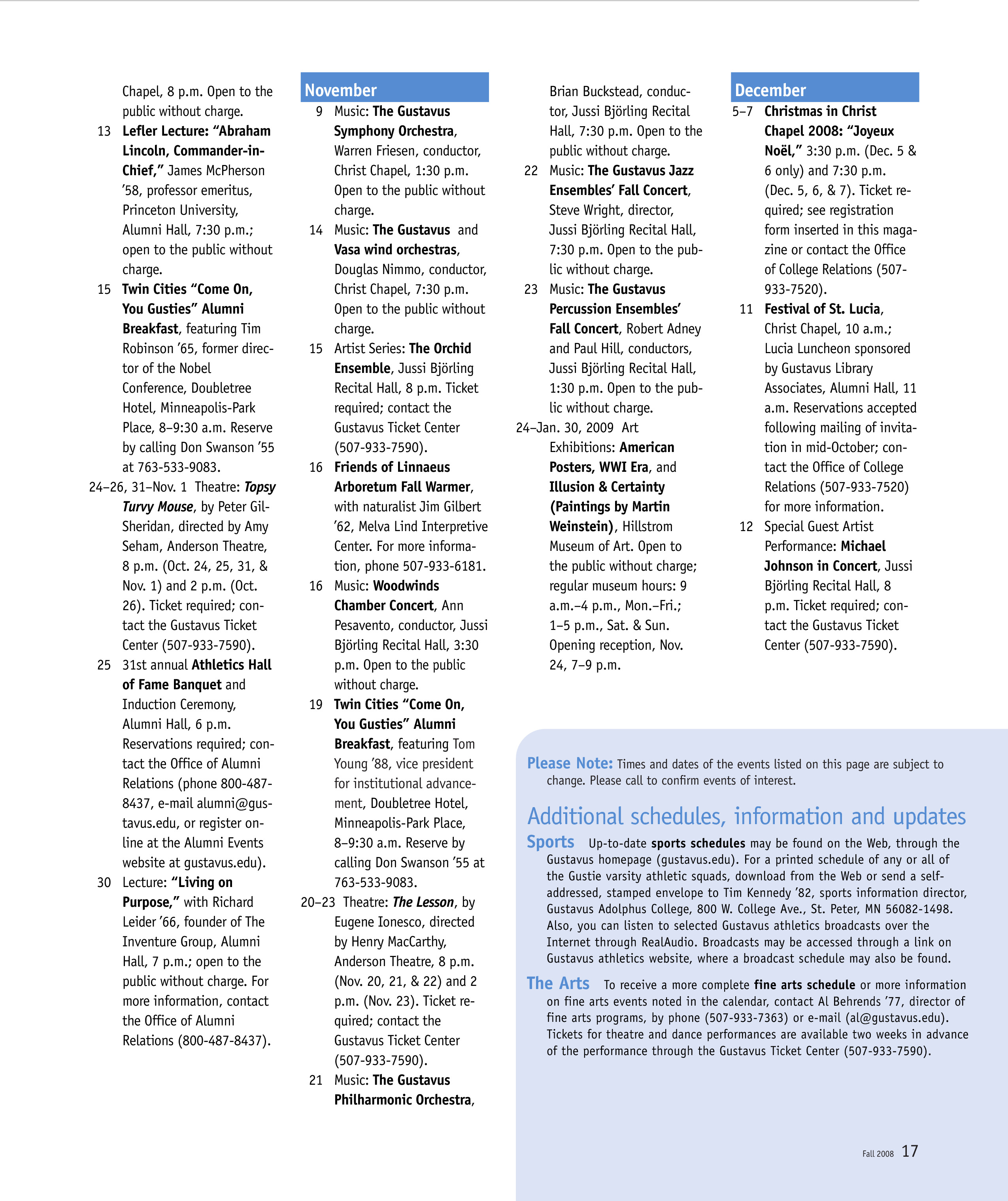 quarterly page