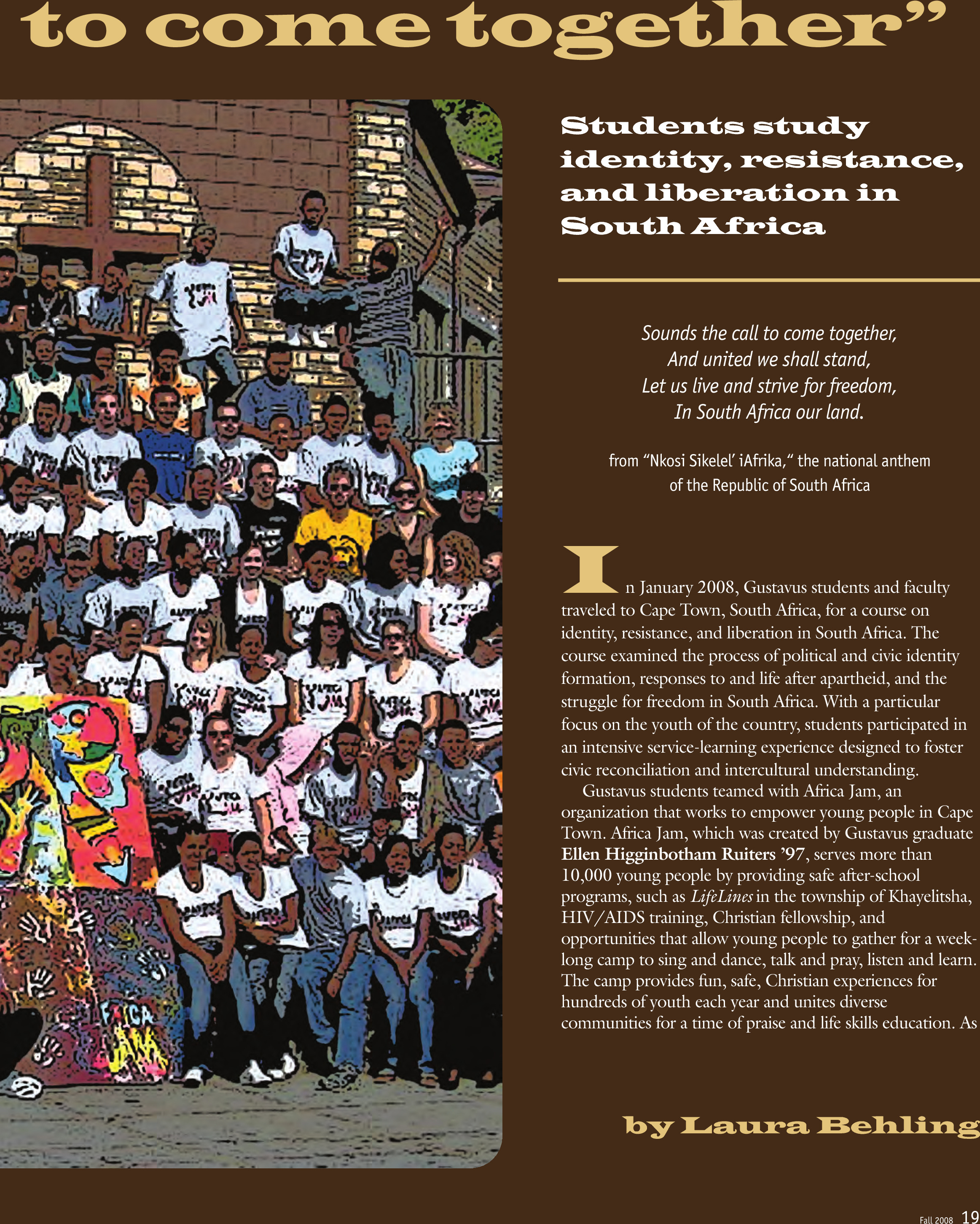 quarterly page