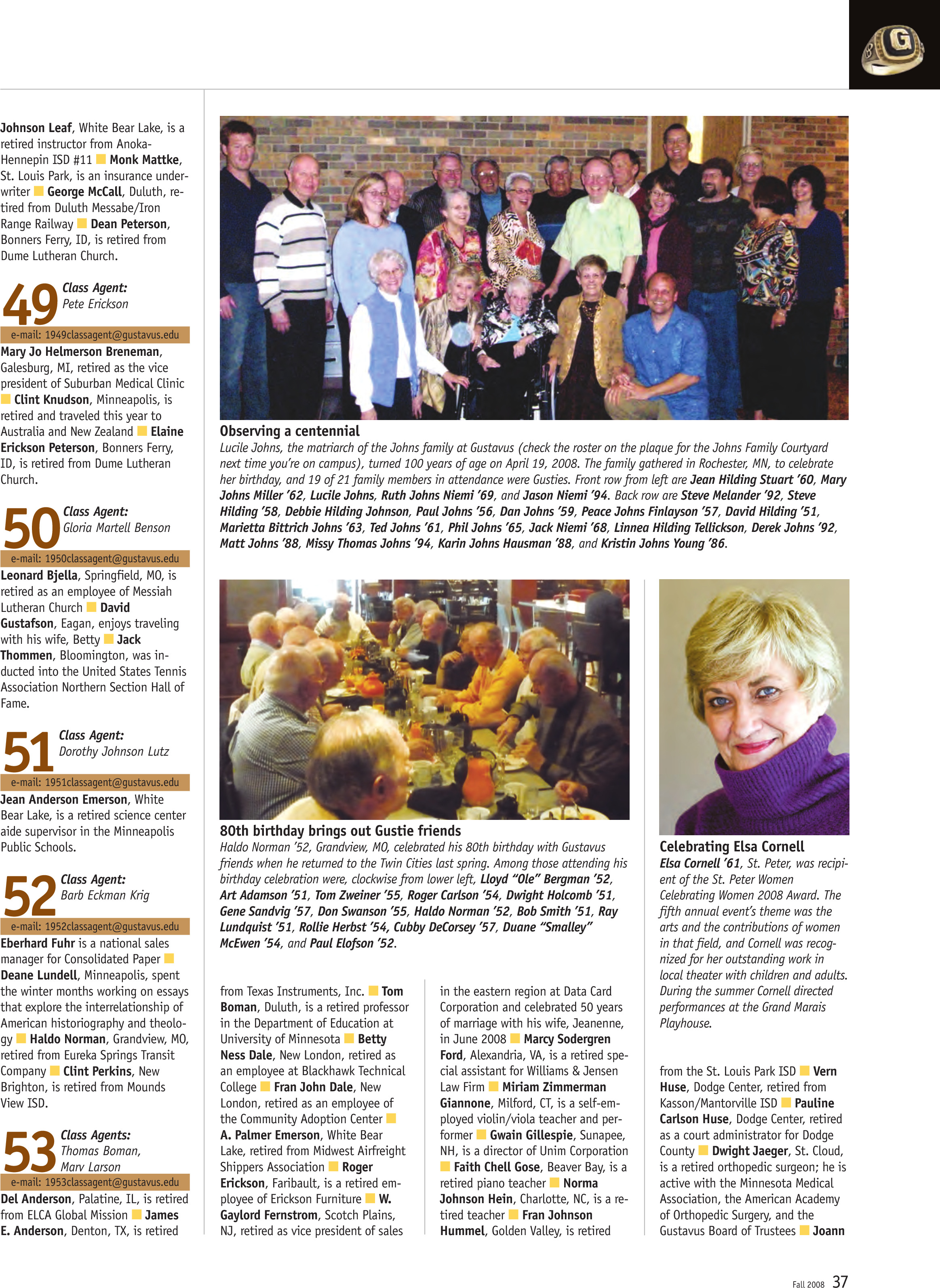 quarterly page