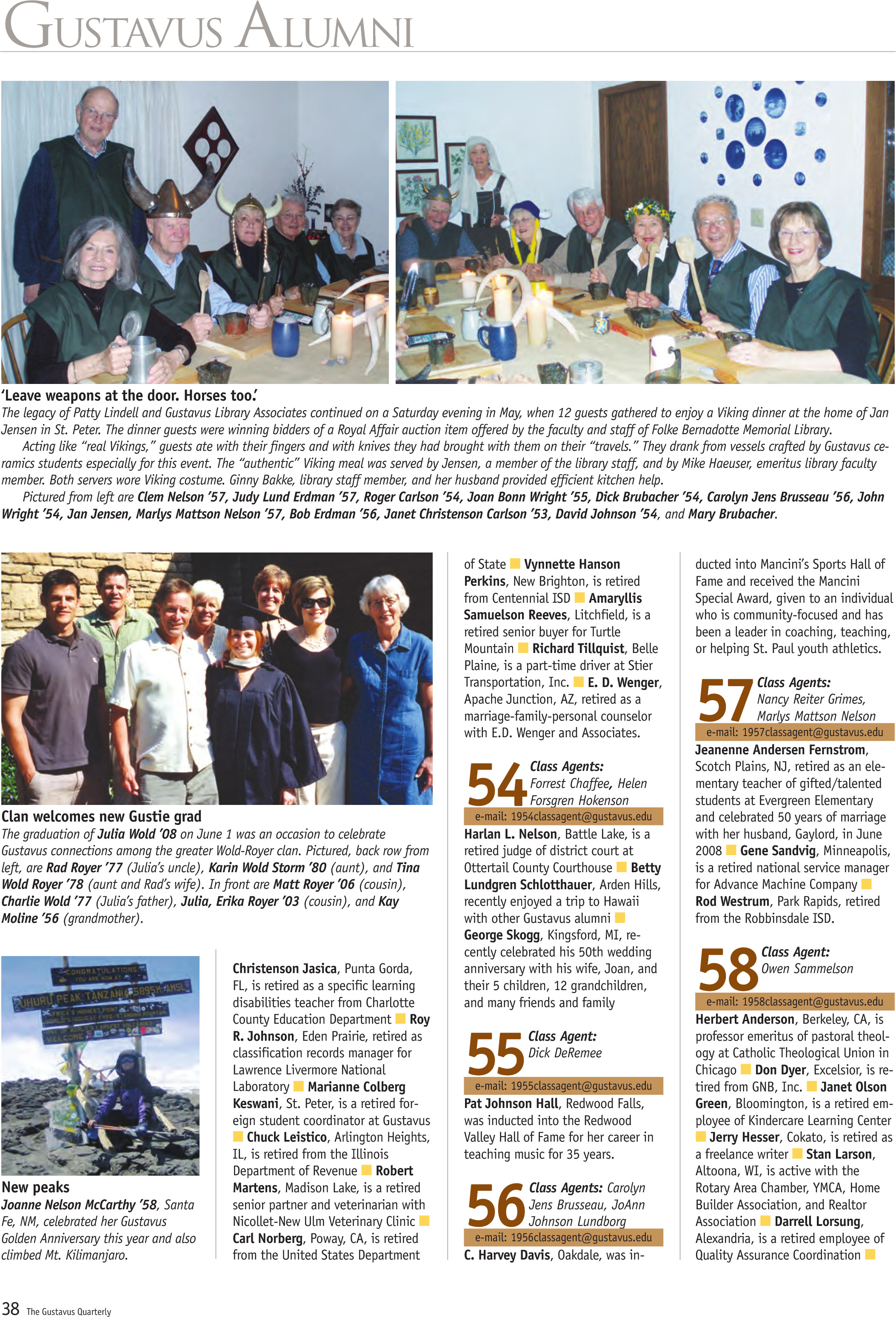 quarterly page