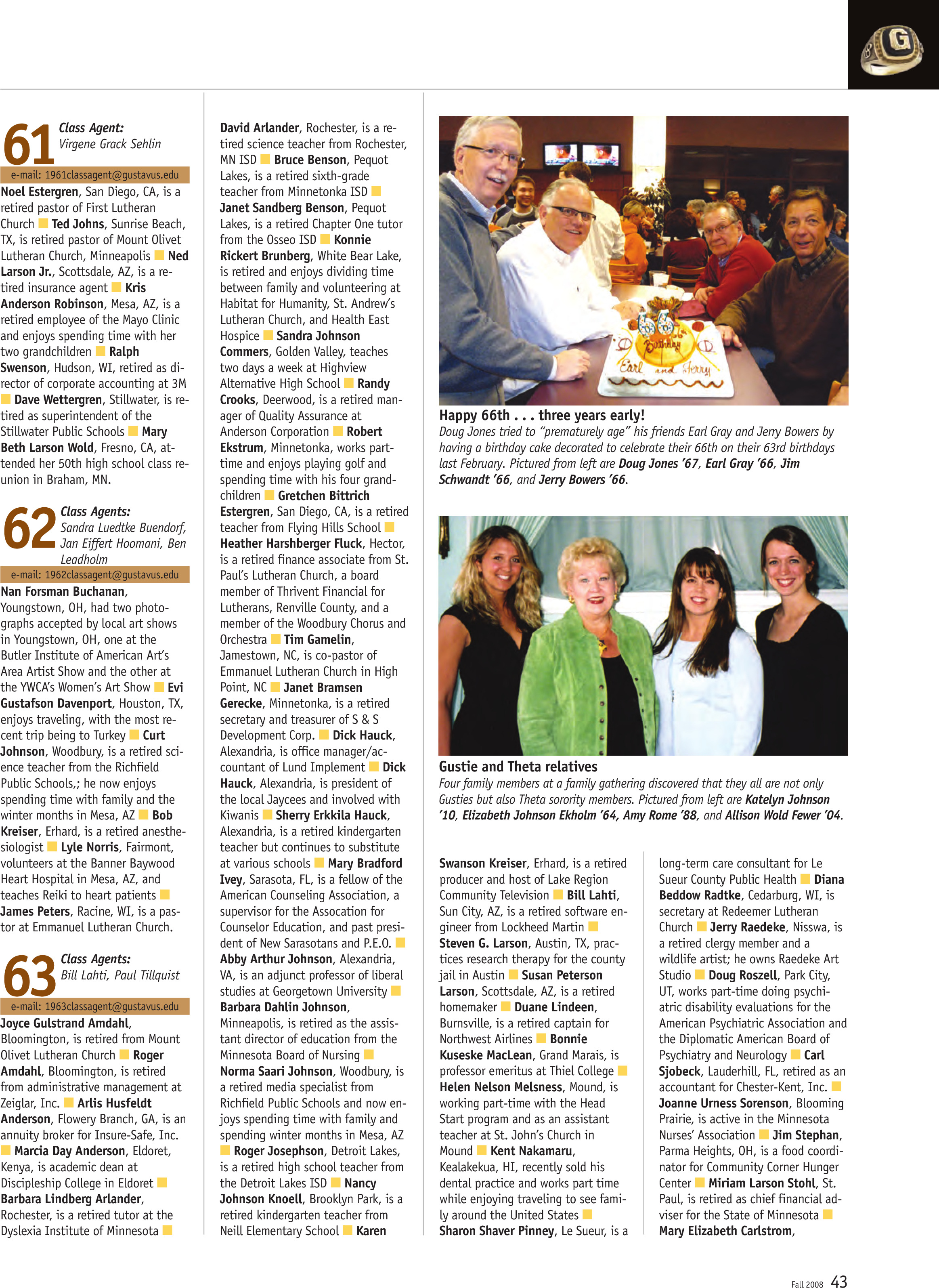 quarterly page
